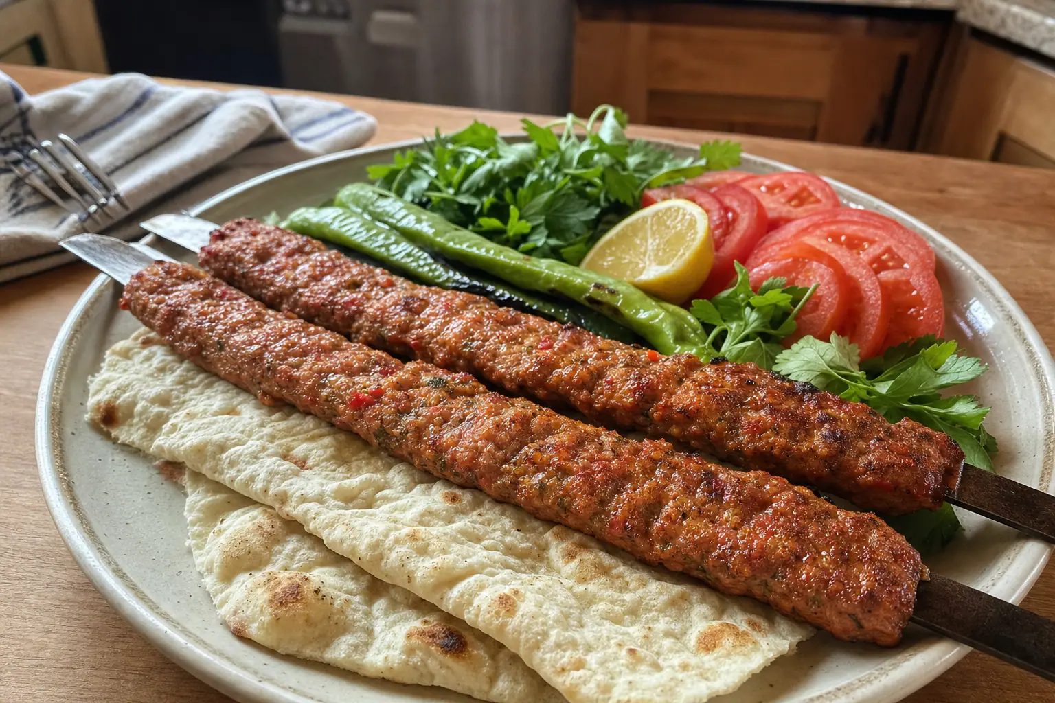 Adana Kebab: ground lamb adana kebab — Main Course recipe | Afoodrink