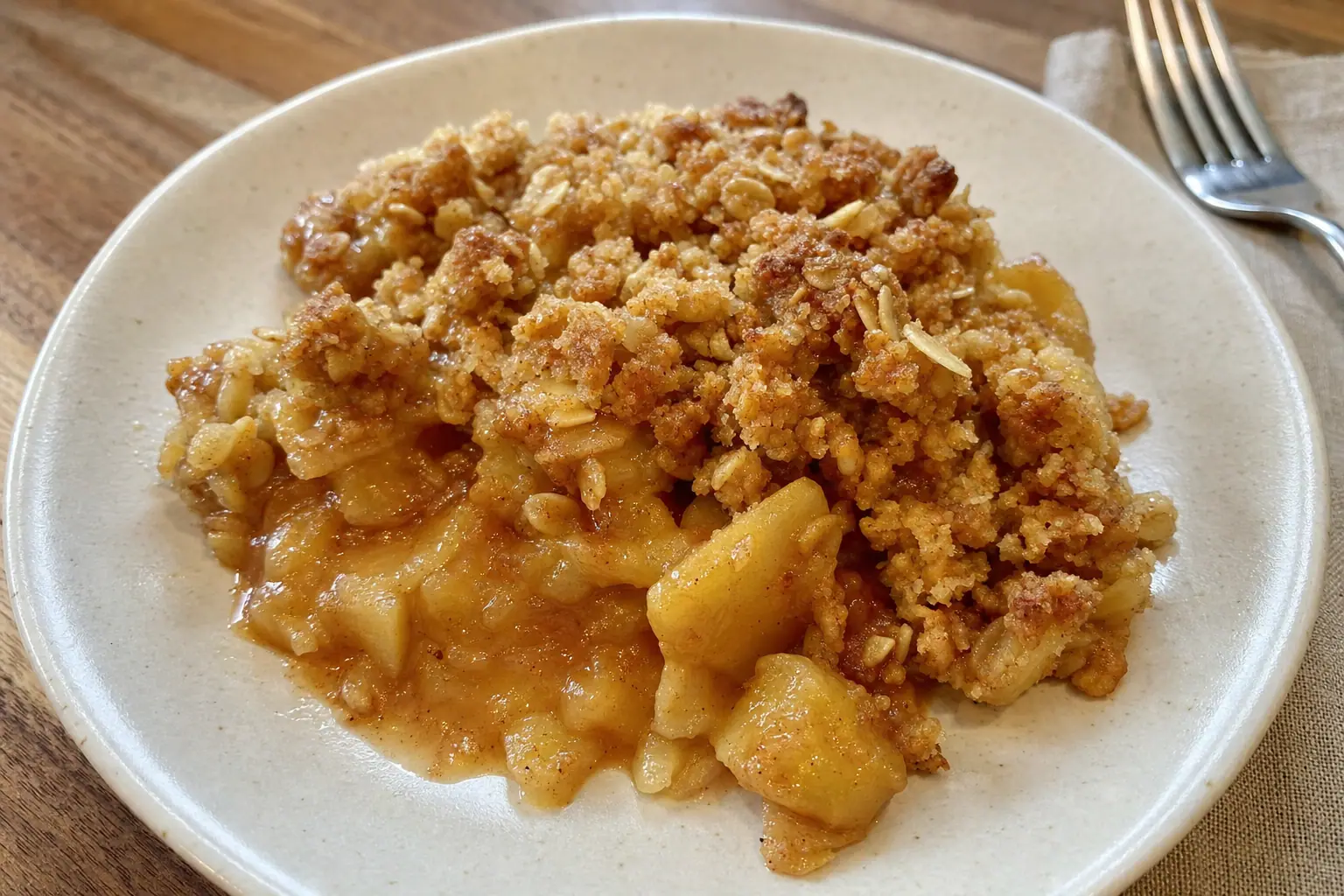 Apple Crisp: classic apple crisp with oats — Desserts recipe | Afoodrink