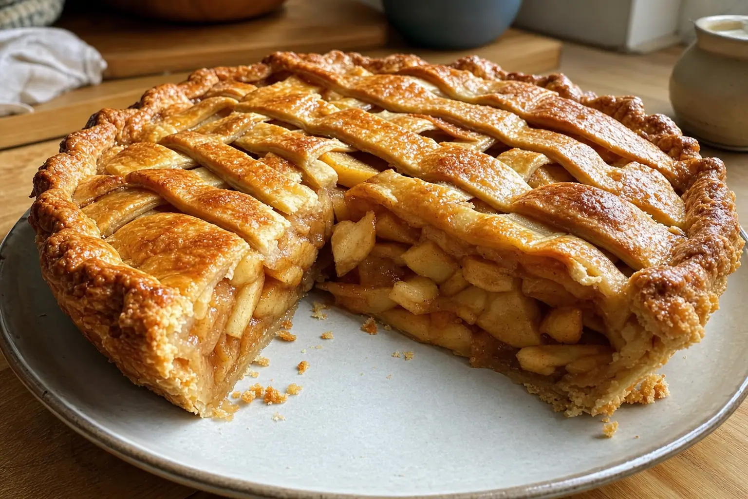 Classic Apple Pie: homemade double crust apple pie — Desserts recipe | Afoodrink