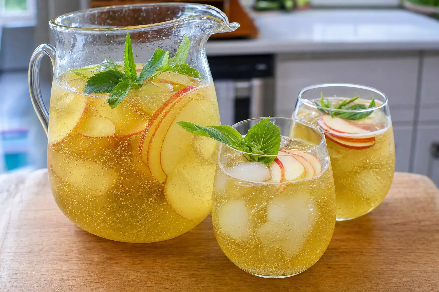Apple Prosecco Punch: easy apple cider prosecco punch — Drinks recipe | Afoodrink