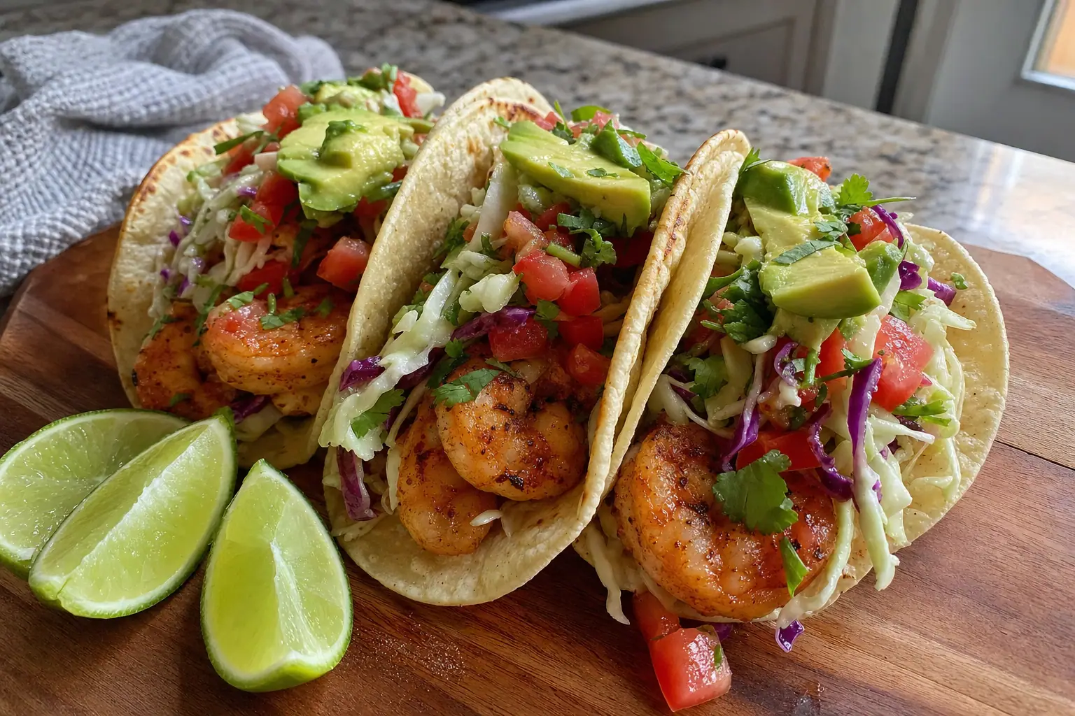 Baja Shrimp Tacos: easy Baja shrimp tacos with slaw — Main Course recipe | Afoodrink