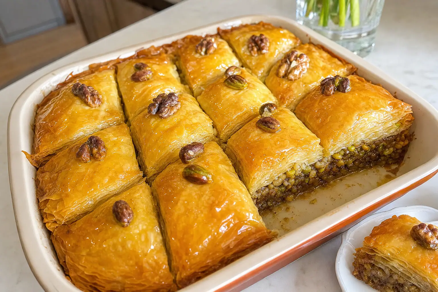 Baklava: walnut pistachio baklava — Desserts recipe | Afoodrink