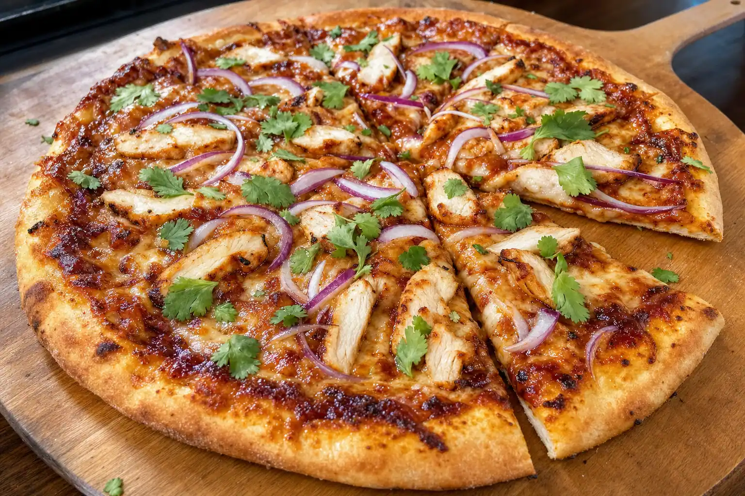 BBQ Chicken Pizza: Dinner — Main Course recipe | Afoodrink