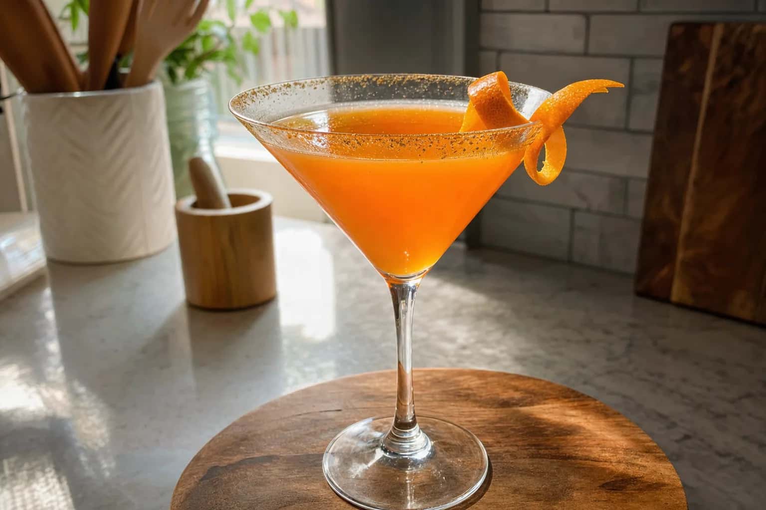 Bitter Orange & Cardamom Martinis: cardamom gin martini — Drinks recipe | Afoodrink