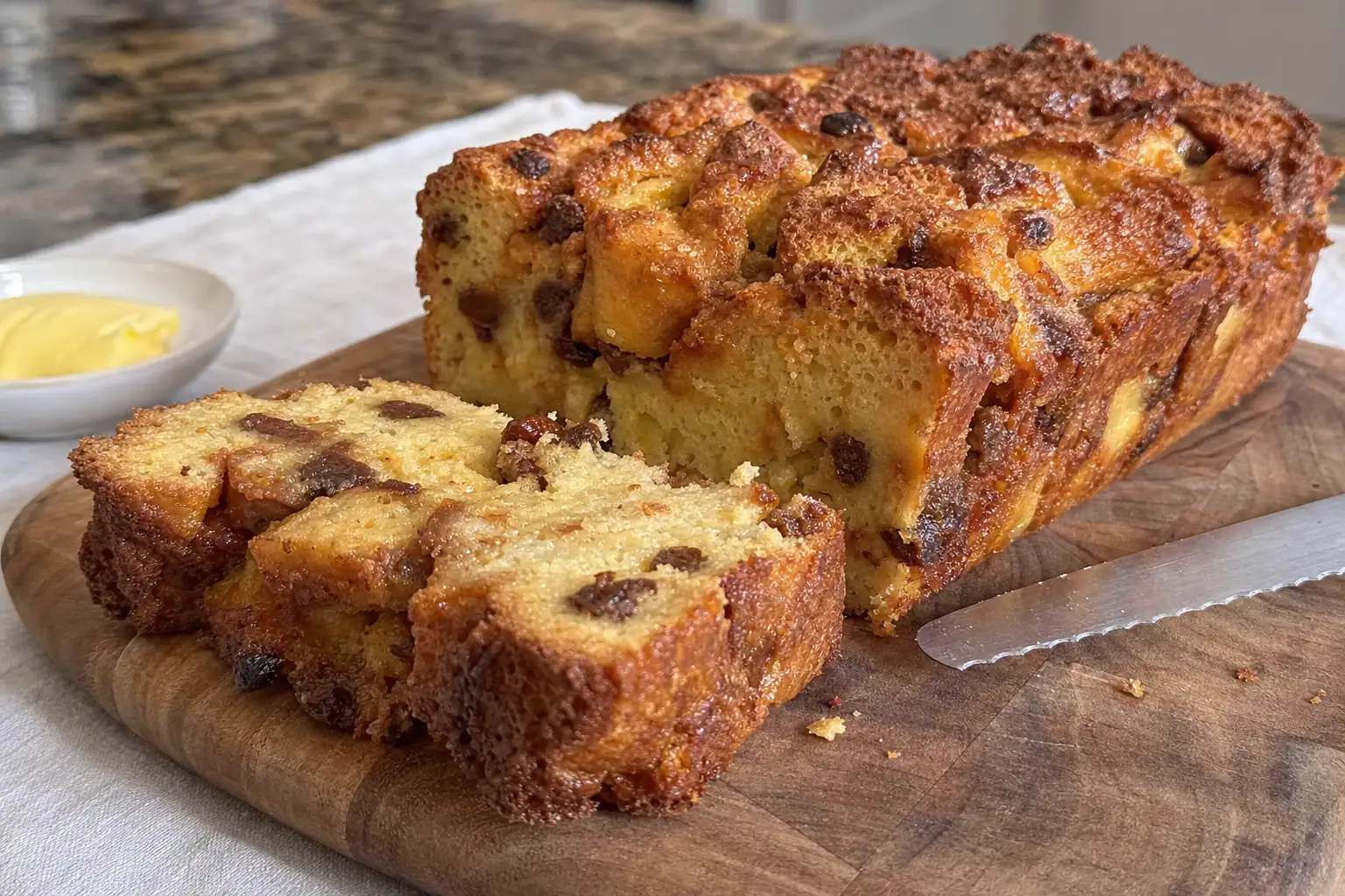 Classic Bread Pudding: easy bread pudding with custard — Desserts recipe | Afoodrink