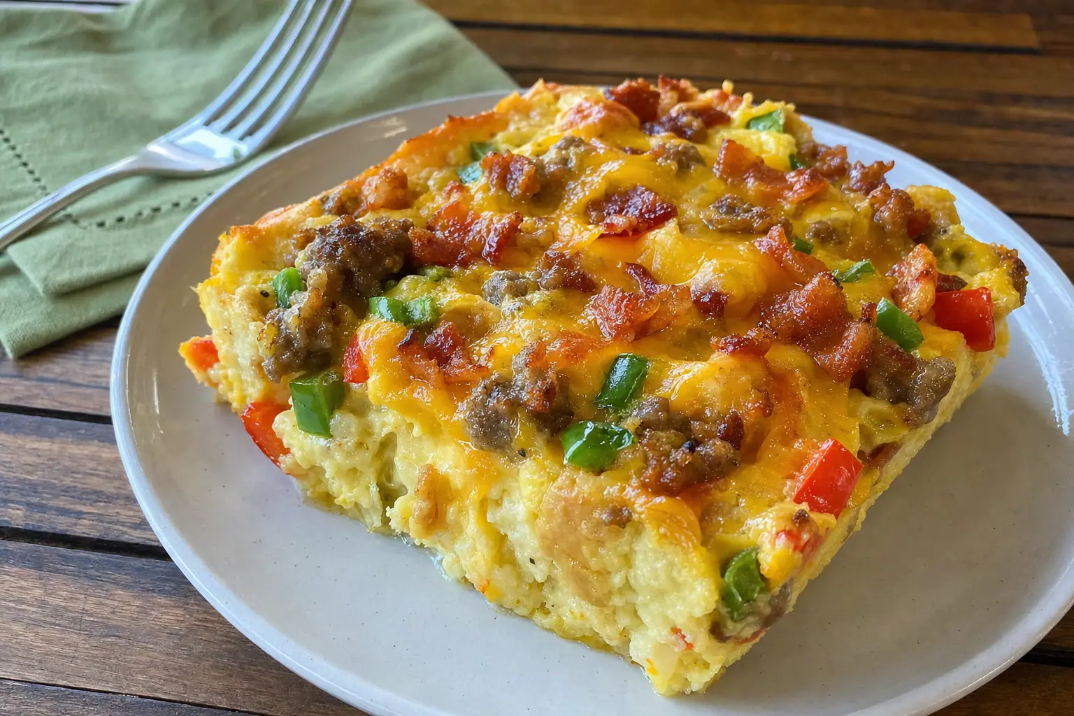 Breakfast Casserole: easy breakfast casserole with sausage — Breakfast recipe | Afoodrink