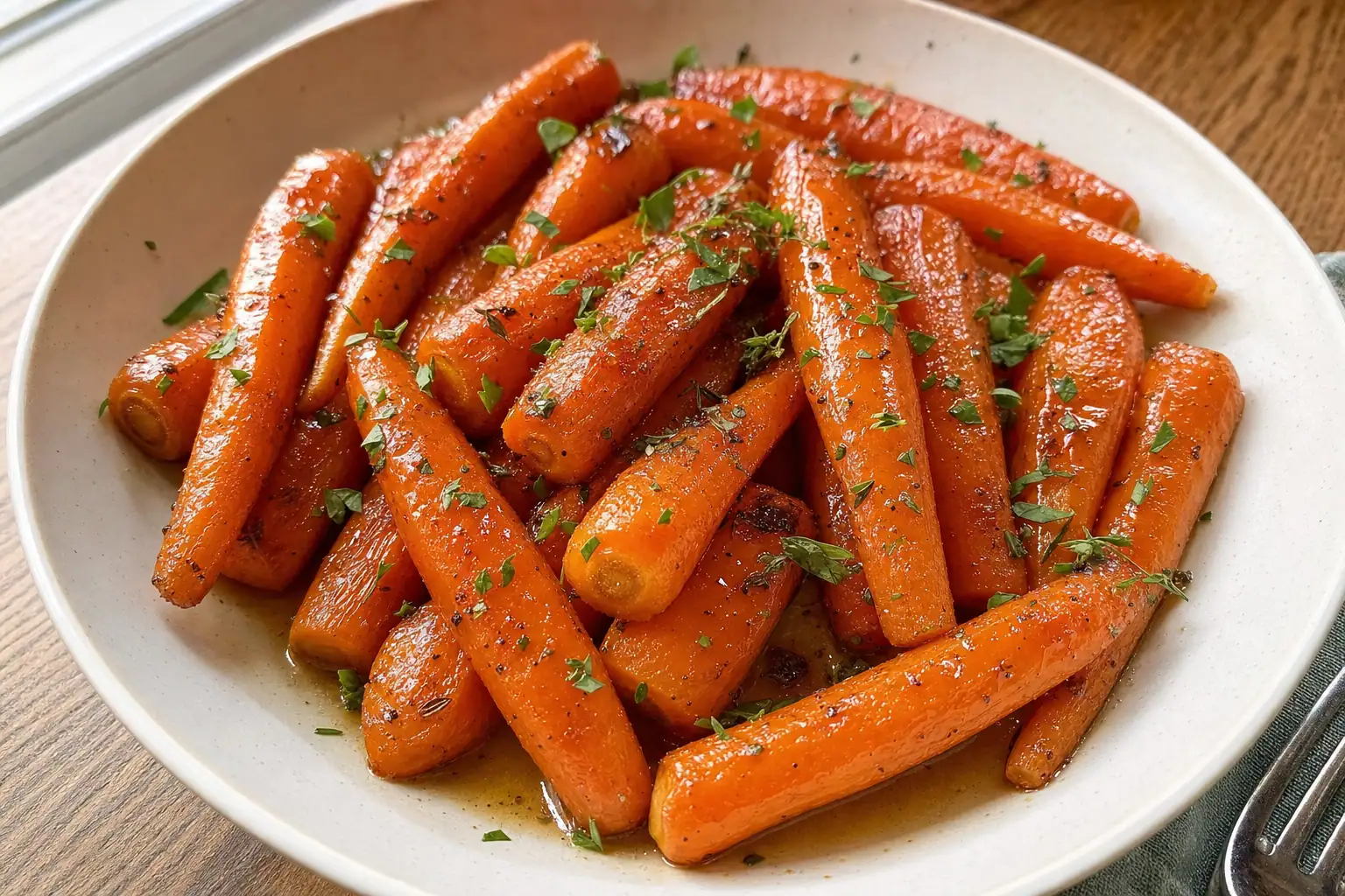 Brown Butter Carrots: roasted brown butter carrots — Side Dishes recipe | Afoodrink