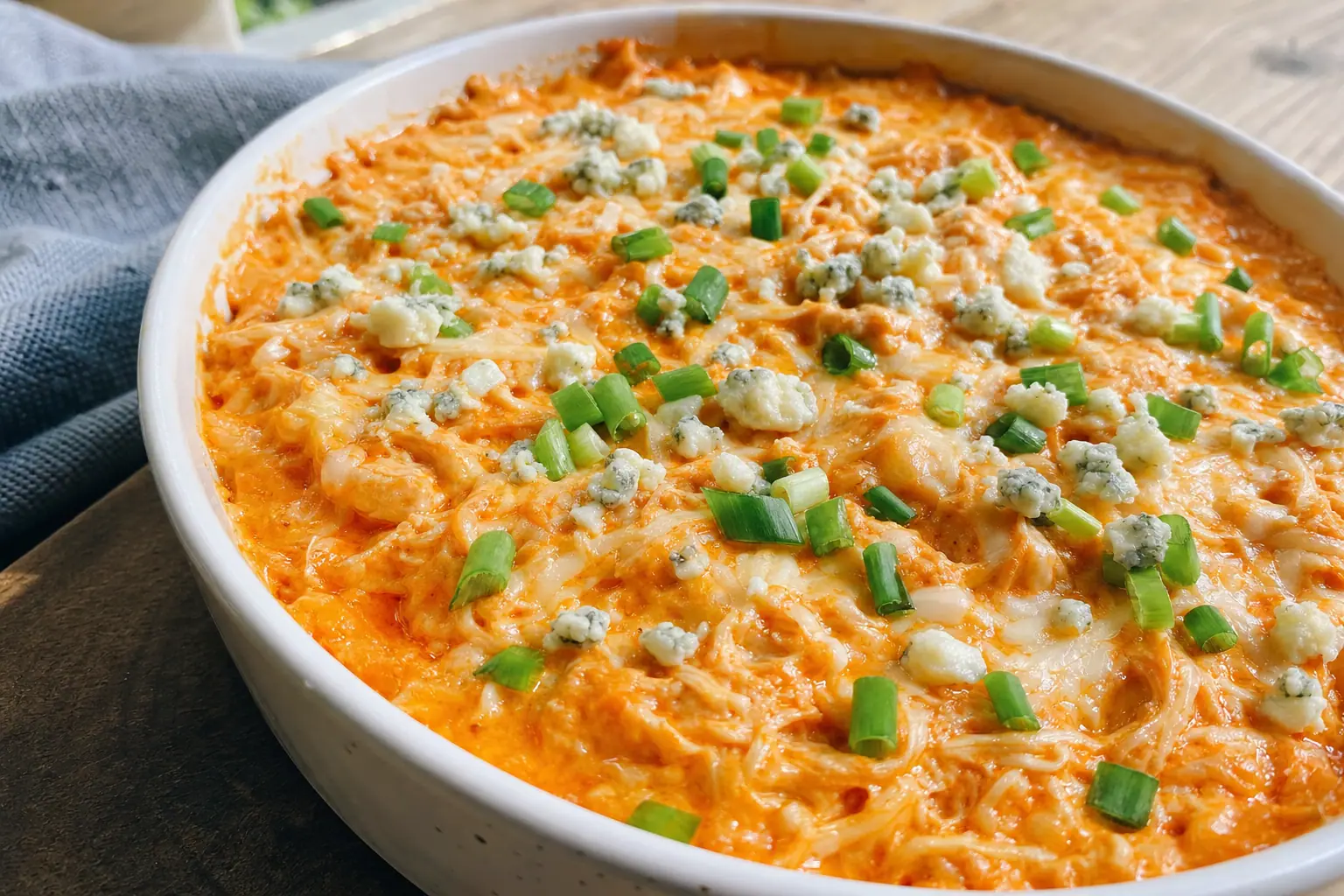 Buffalo Chicken Dip: easy buffalo chicken dip with cream cheese — Snacks recipe | Afoodrink