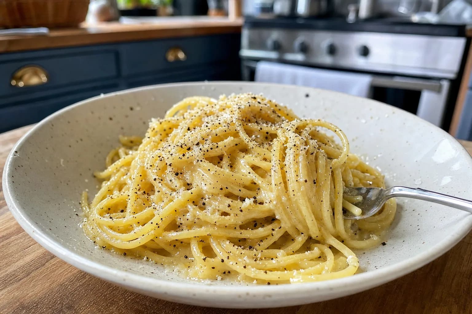 Cacio e Pepe: Roman cacio e pepe with Pecorino Romano — Dinner recipe | Afoodrink