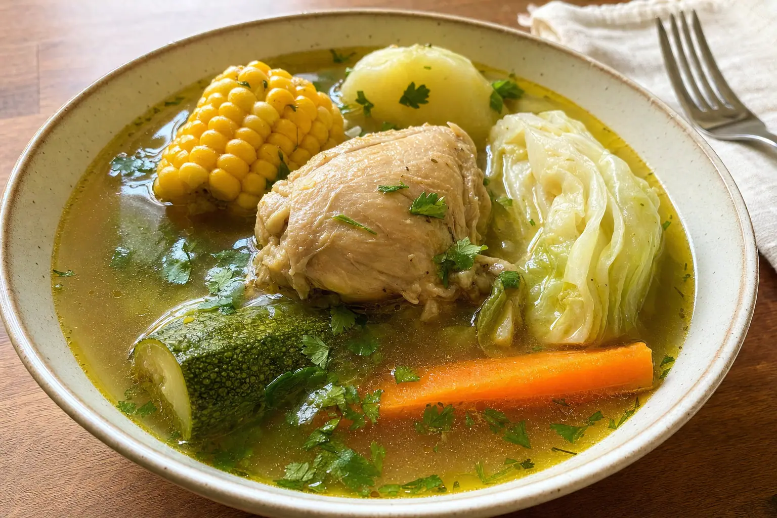 Caldo de Pollo: Mexican chicken soup with vegetables — Dinner recipe | Afoodrink