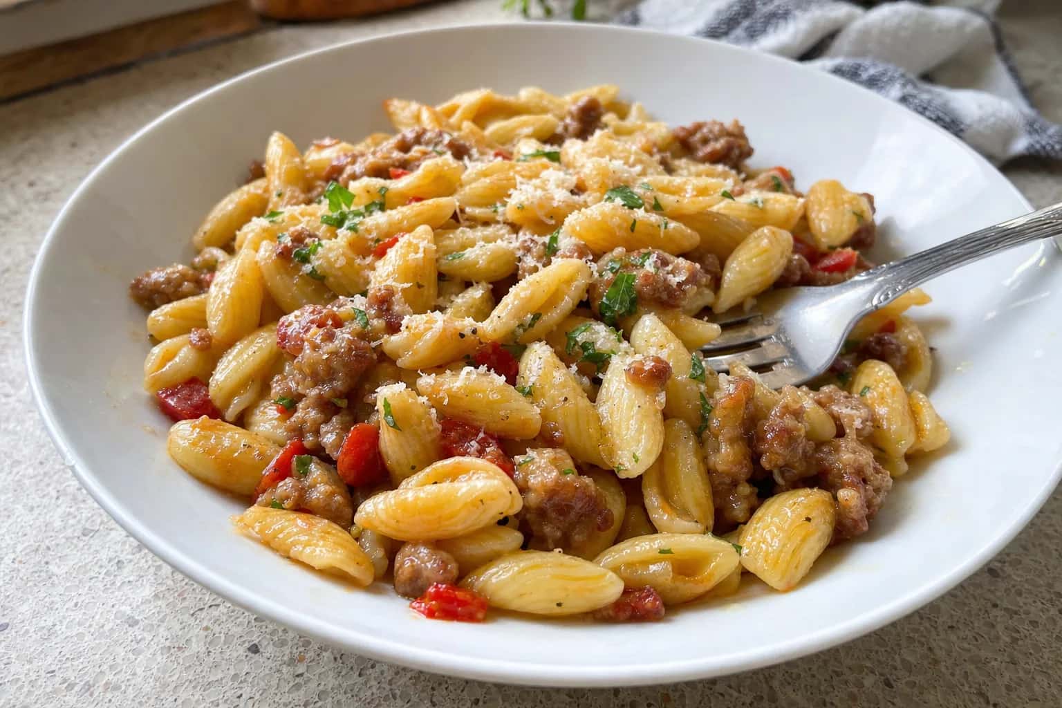 Homemade Ricotta Cavatelli with Tomato Basil Sauce: cavatelli pasta with tomato sauce — Pasta Recipes recipe | Afoodrink