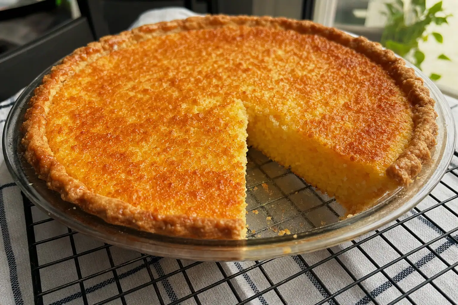 Chess Pie: old fashioned chess pie with cornmeal — Desserts recipe | Afoodrink
