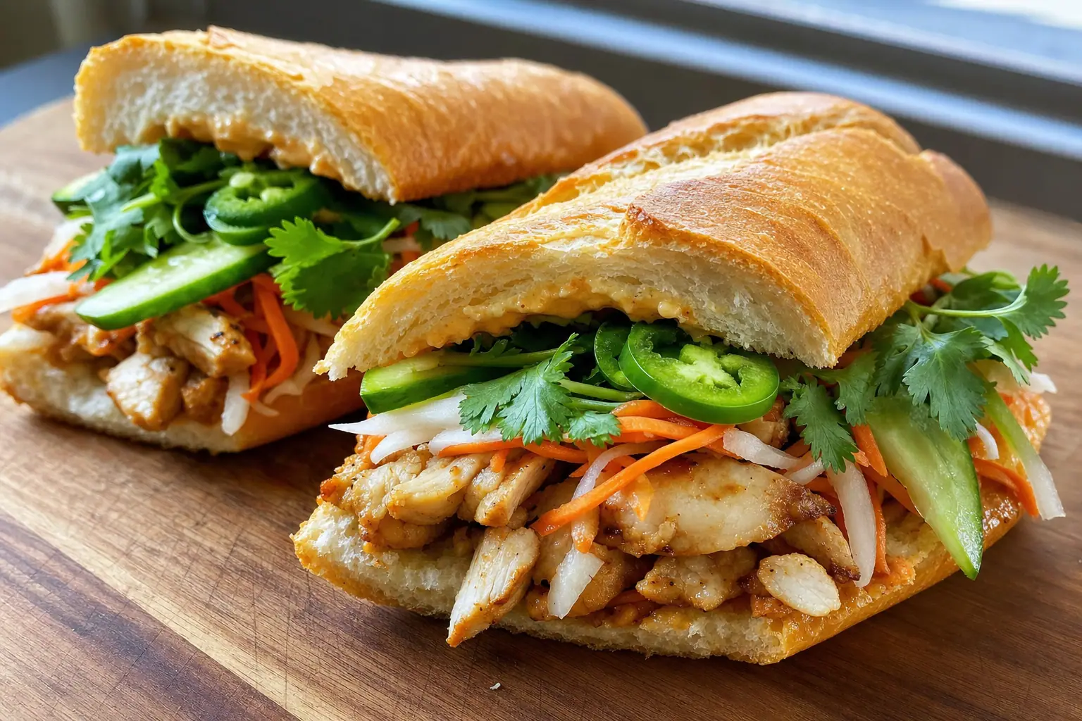 Chicken Banh Mi: easy chicken banh mi sandwich — Sandwiches recipe | Afoodrink