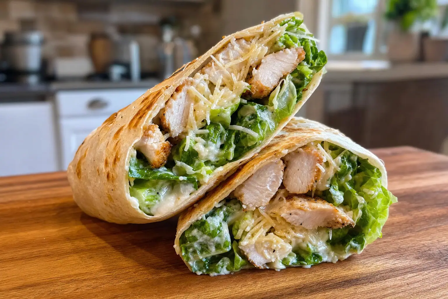 Chicken Caesar Wrap: Lunch & light meals — Sandwiches recipe | Afoodrink