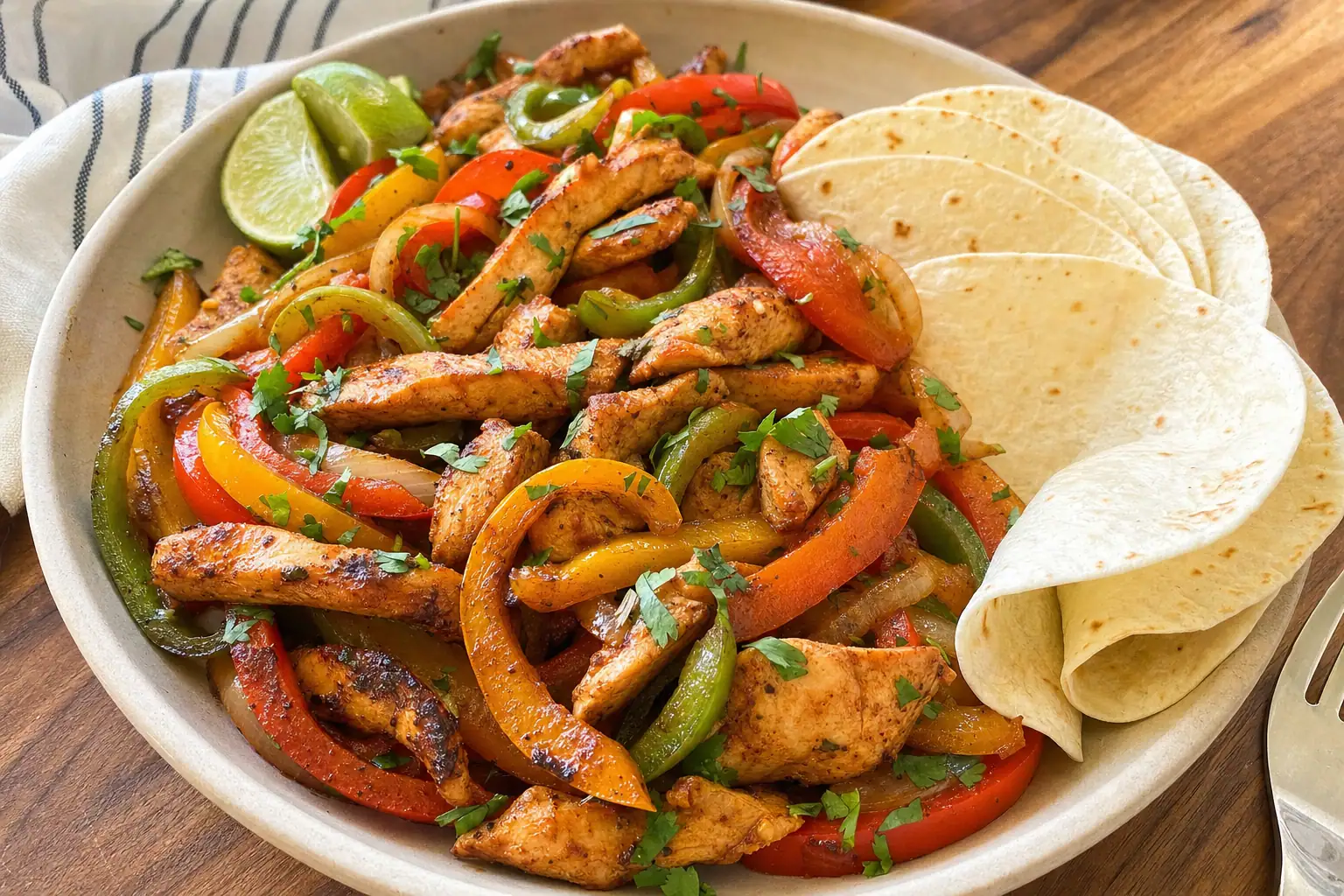Chicken Fajitas: dinner — Main Course recipe | Afoodrink