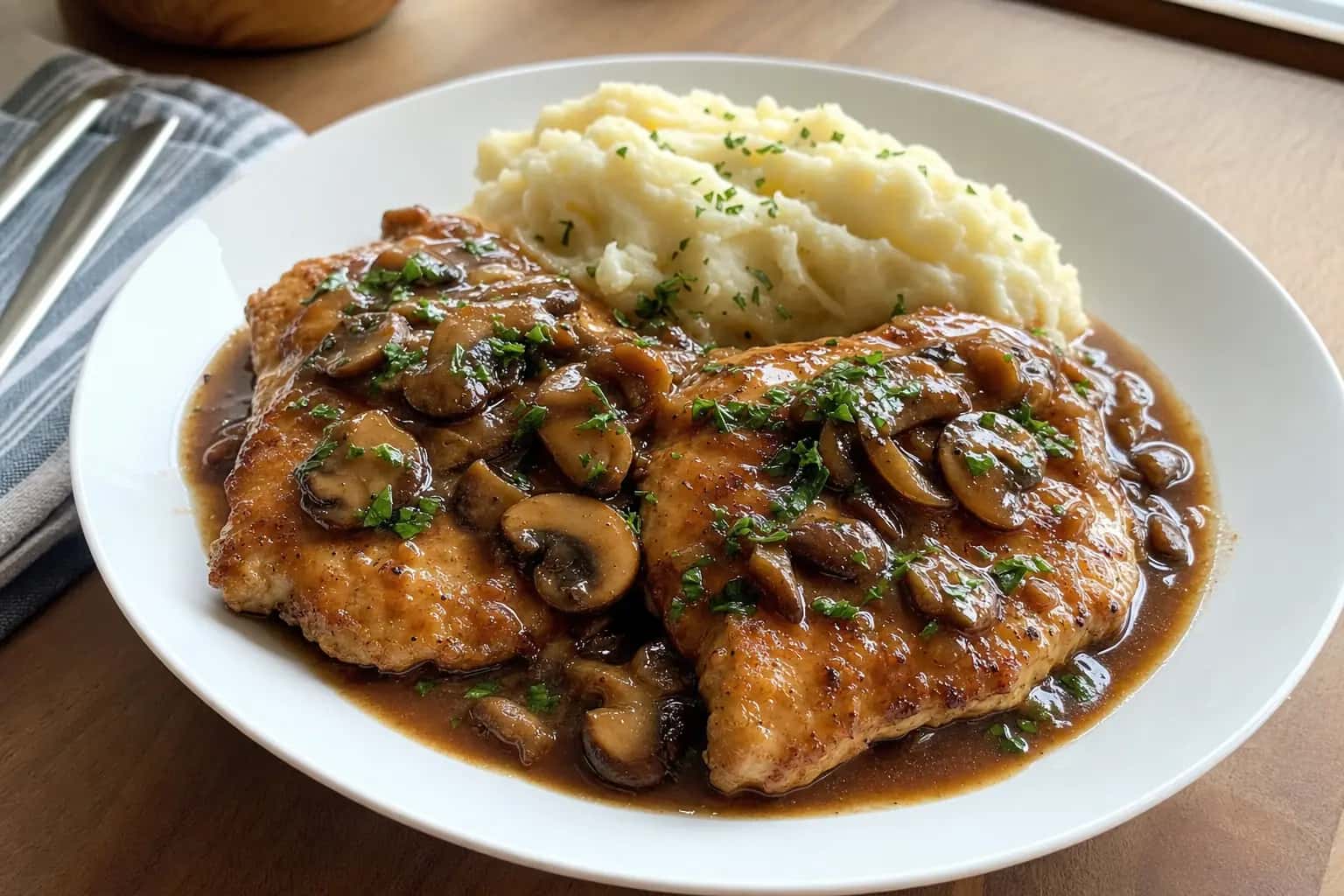 Chicken Marsala: chicken marsala with mushrooms — Main Course recipe | Afoodrink