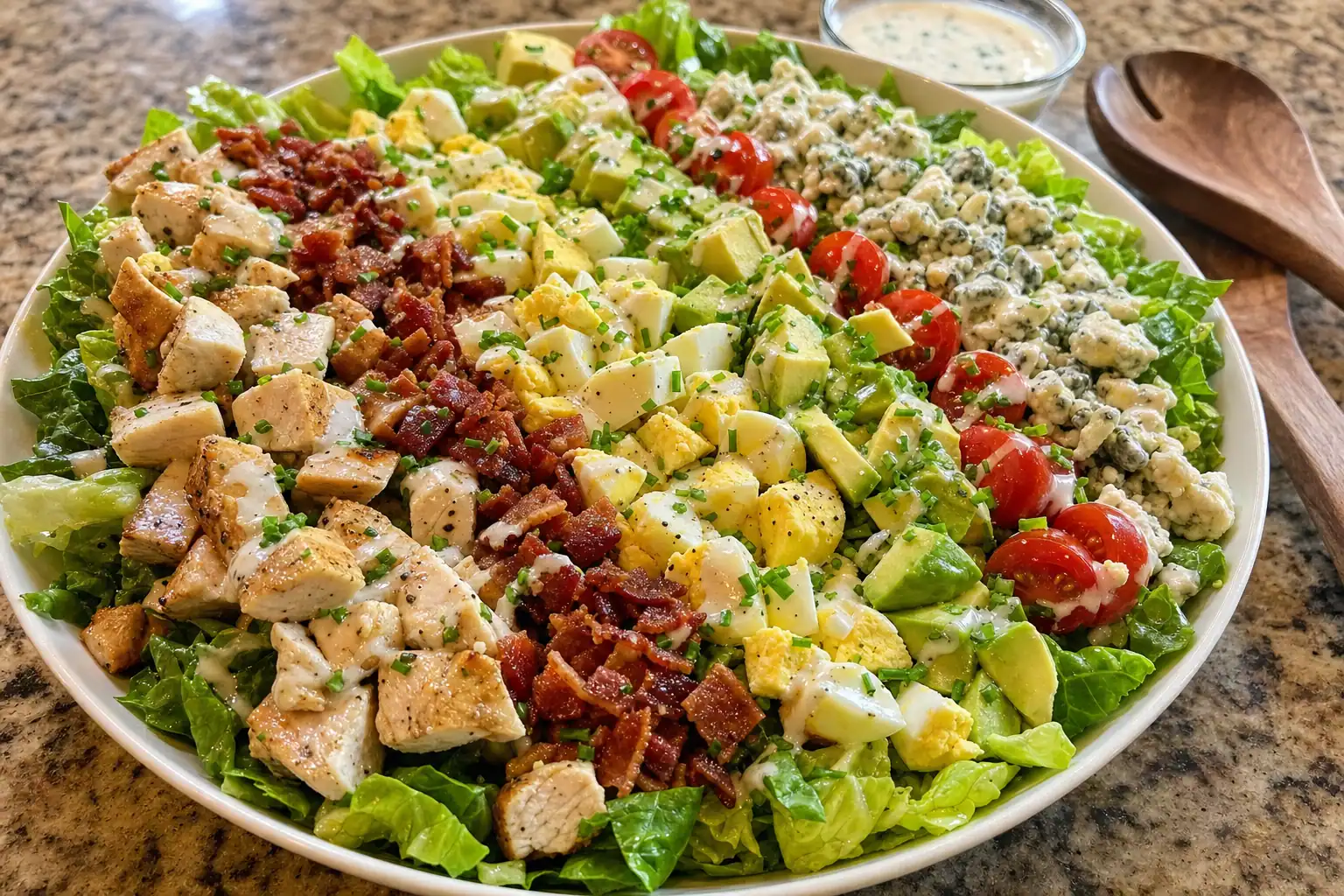 Cobb Salad: cobb salad with red wine vinaigrette — Salads & sides recipe | Afoodrink
