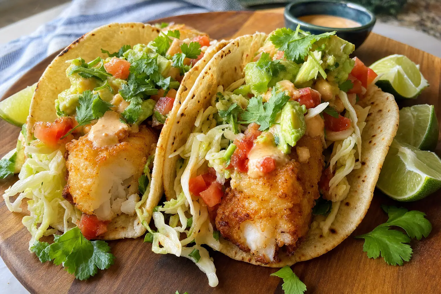Cod Fish Tacos: Dinner — Main Course recipe | Afoodrink