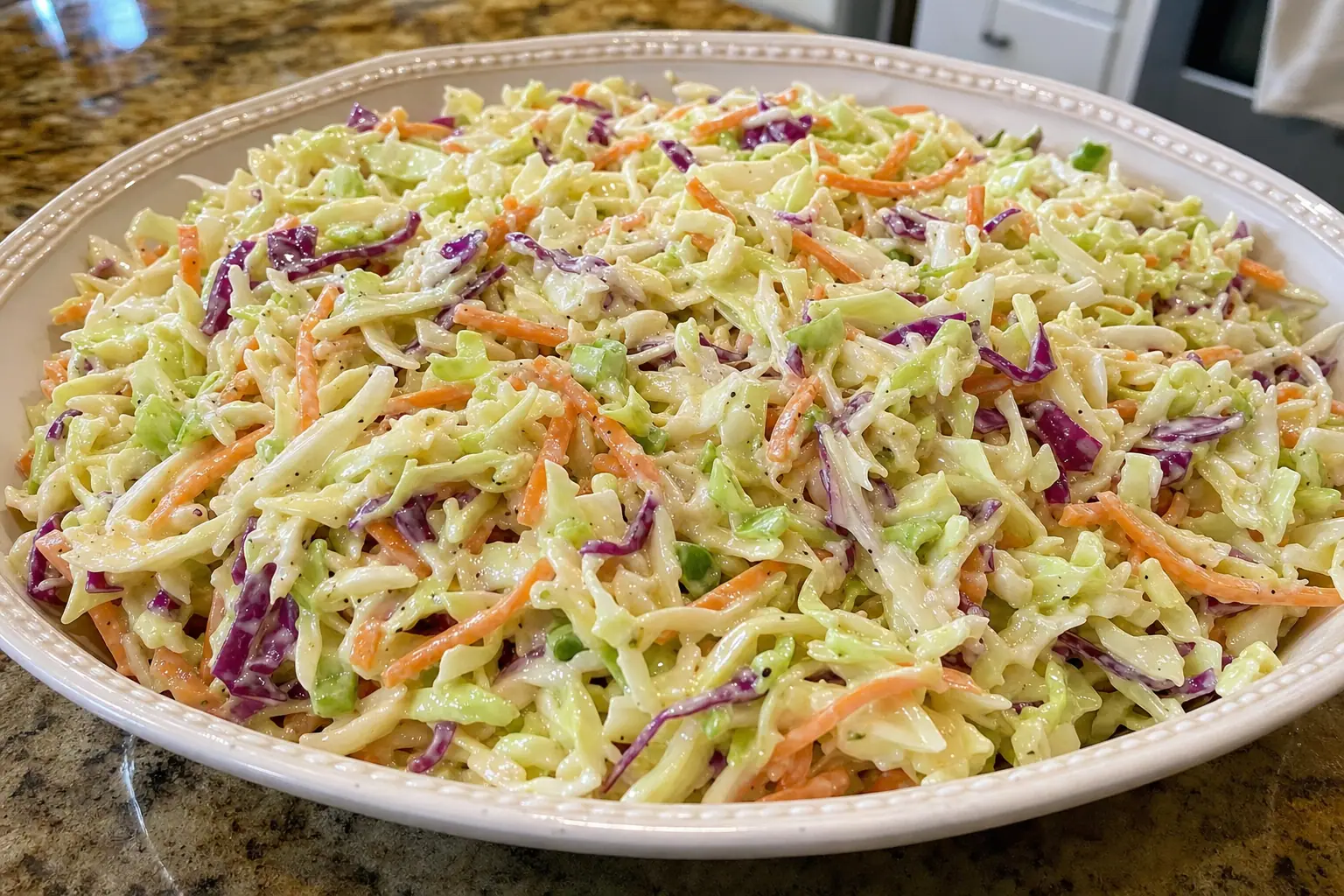 Creamy Coleslaw Dressing: homemade coleslaw dressing with mayo — Salads & sides recipe | Afoodrink