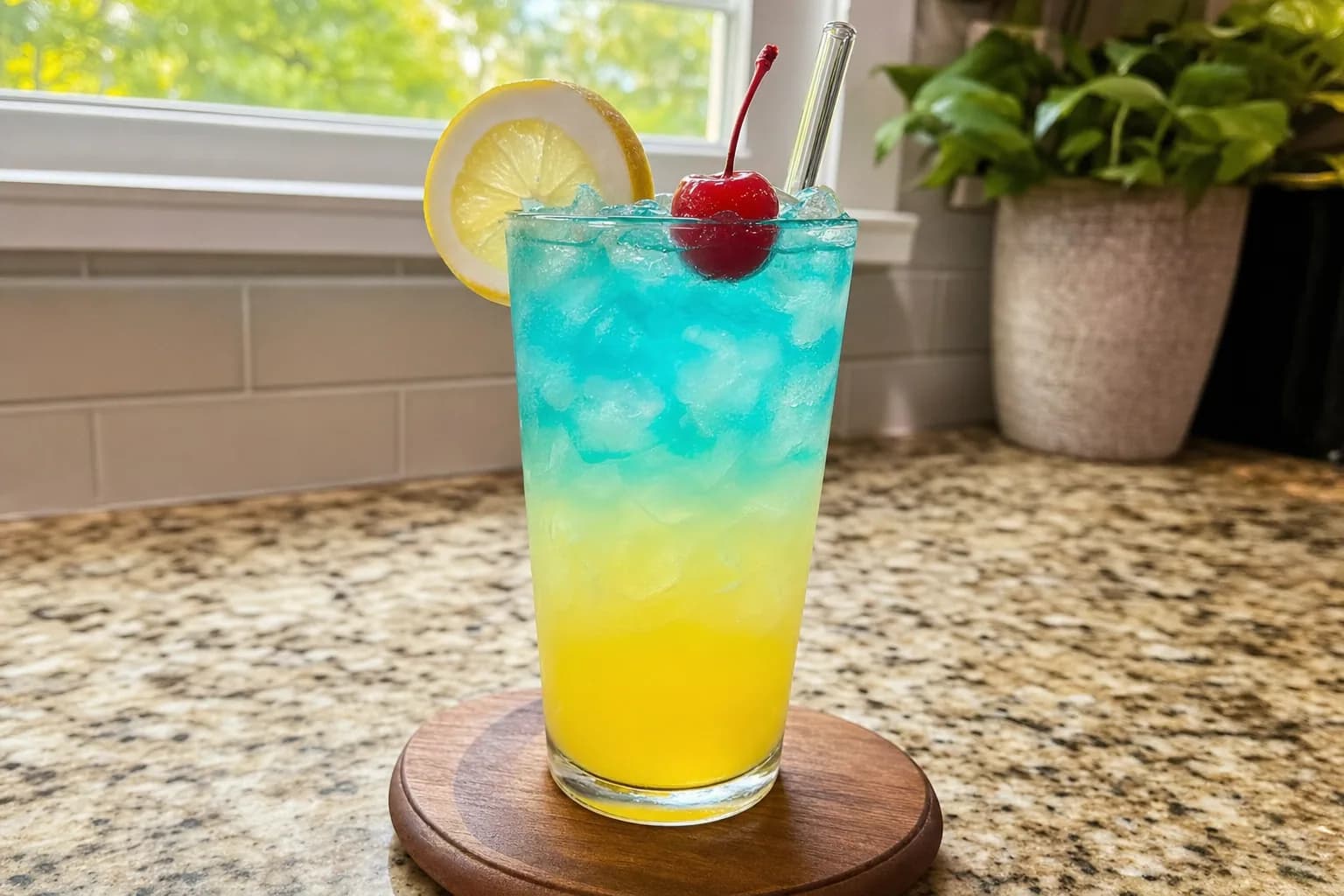 Electric Lemonade: electric lemonade cocktail — Drinks recipe | Afoodrink