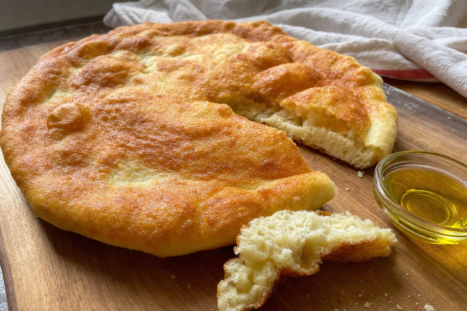 Fry Bread: homemade fry bread with baking powder — Snacks recipe | Afoodrink