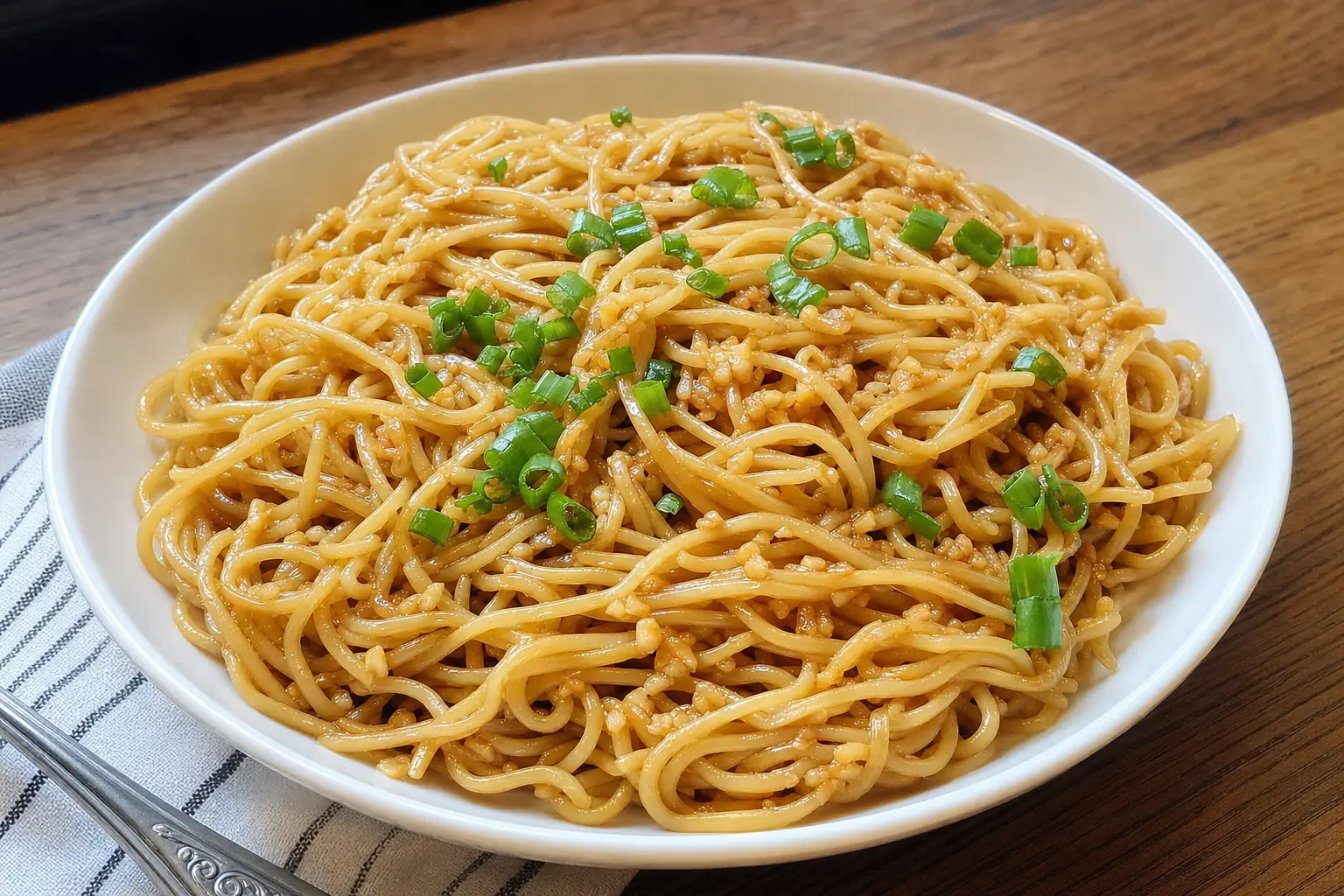 Garlic Noodles: easy garlic noodles with spaghetti — Pasta Recipes recipe | Afoodrink