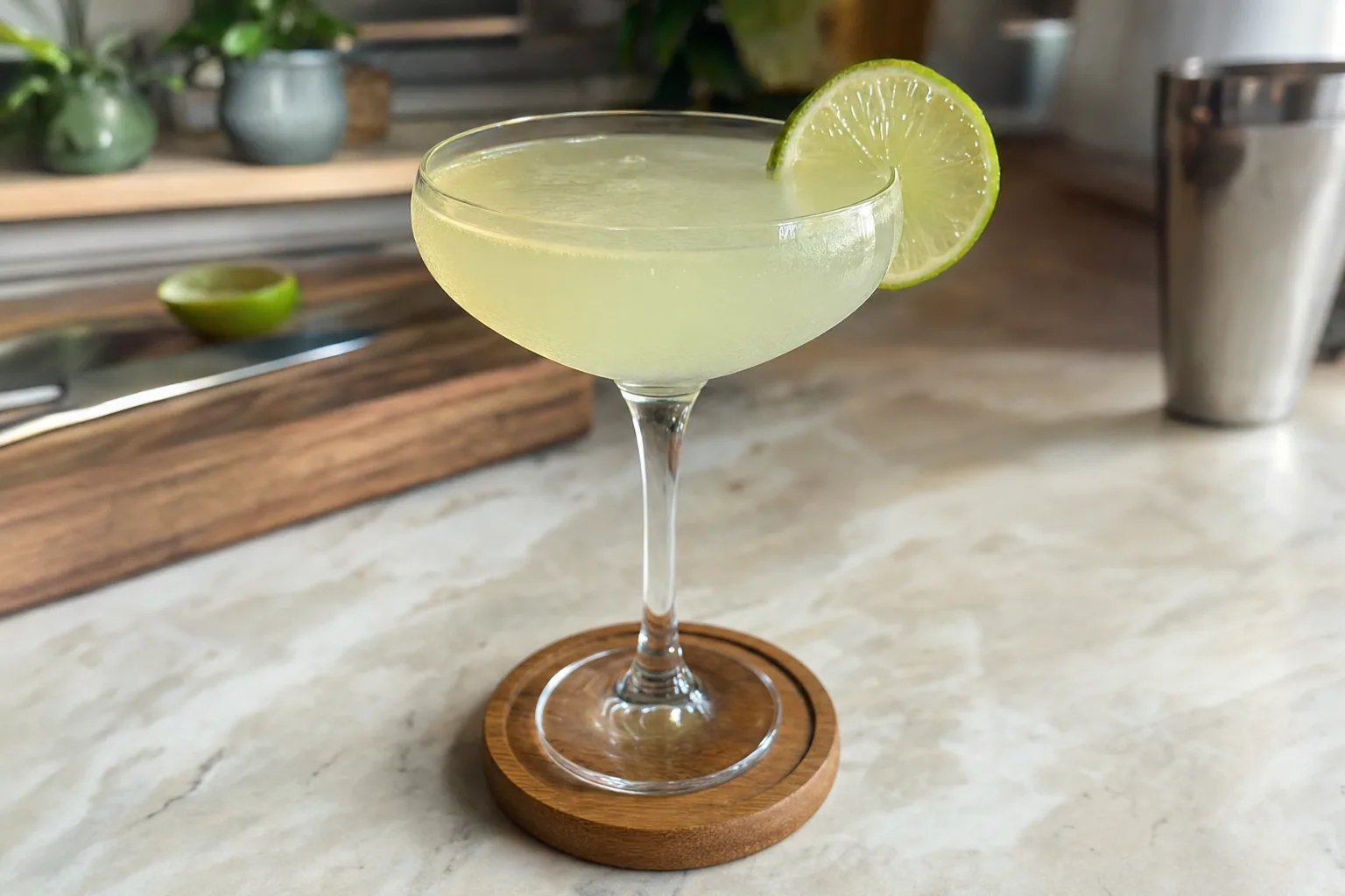 Gimlet Cocktail: fresh lime gimlet cocktail — Drinks recipe | Afoodrink
