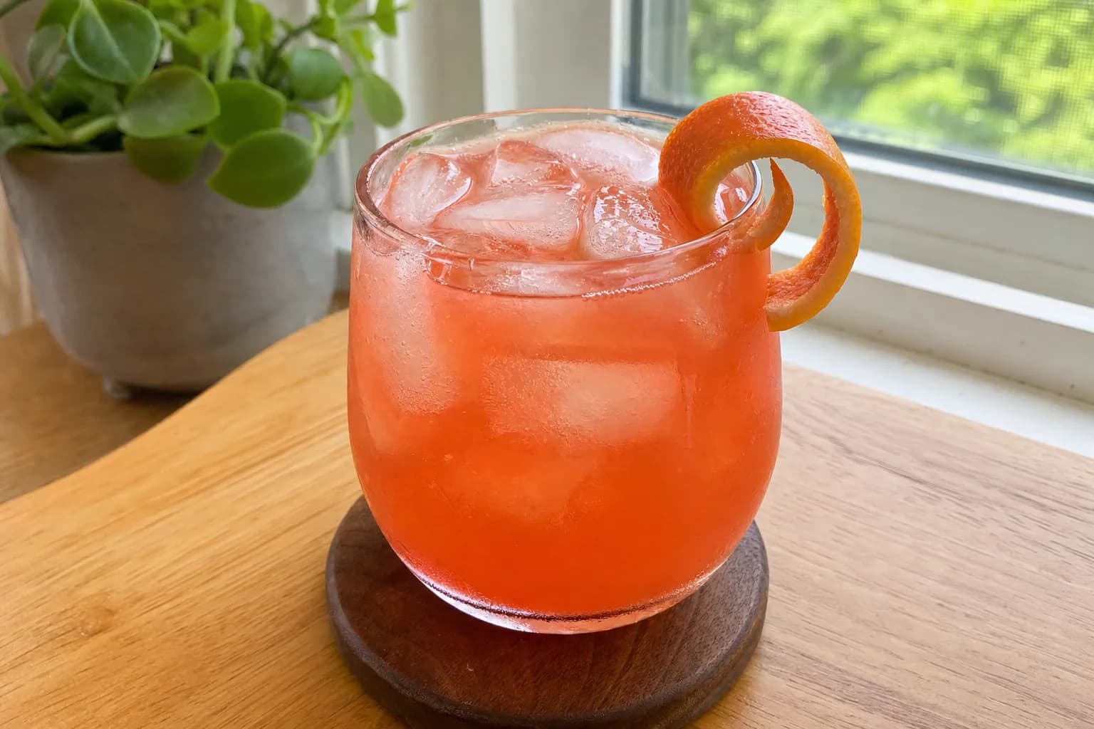 Grapefruit Negroni: grapefruit negroni cocktail — Drinks recipe | Afoodrink