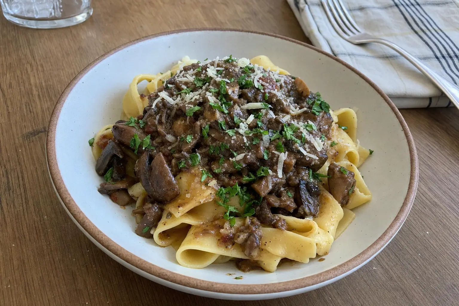 Hearty Mushroom Ragu: easy mushroom sauce — Dinner recipe | Afoodrink
