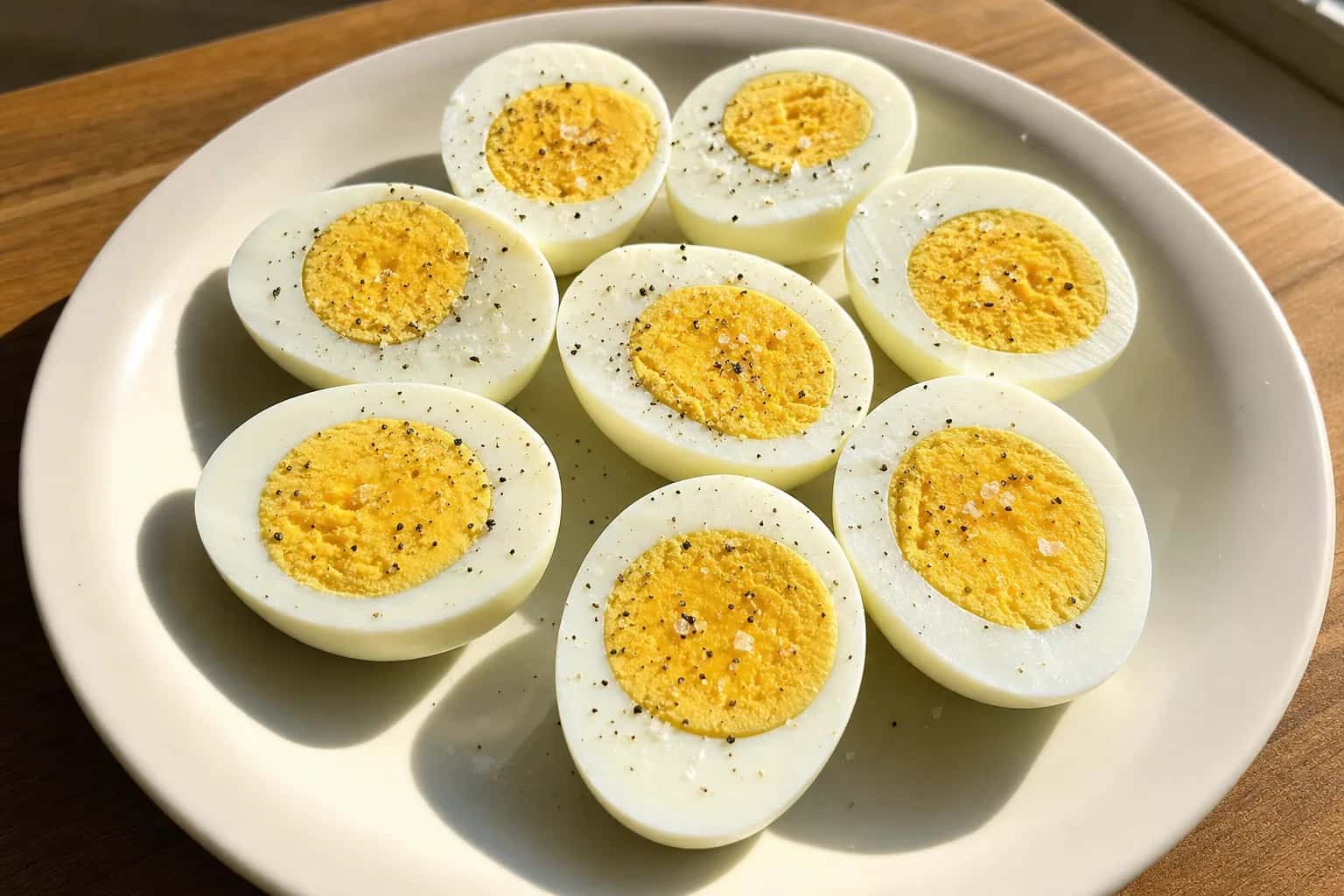How To Make Hard Boiled Eggs: easy hard boiled eggs on the stove — Breakfast recipe | Afoodrink