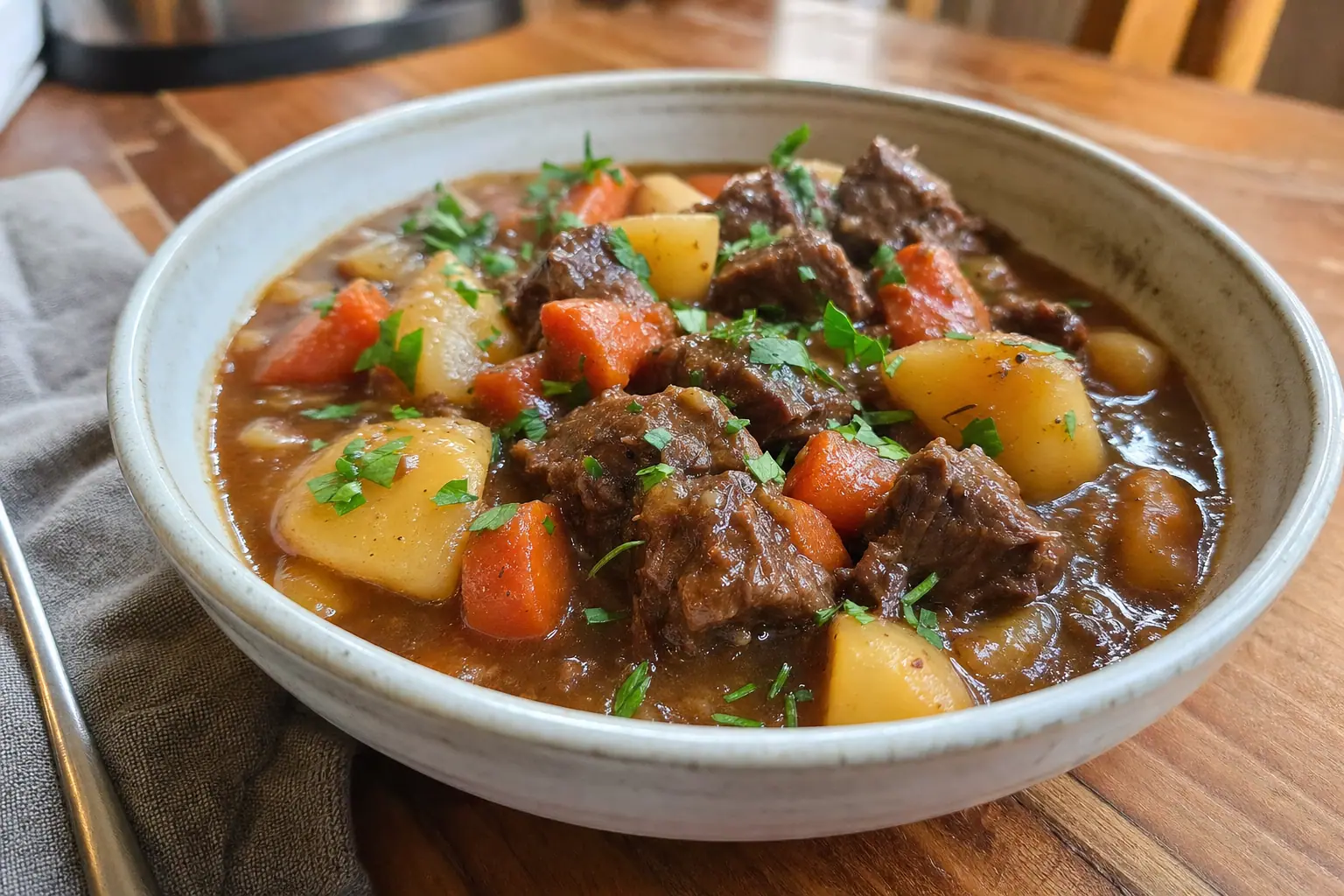 Instant Pot Beef Stew: pressure cooker beef stew with potatoes and^car60 — Instant Pot recipe | Afoodrink