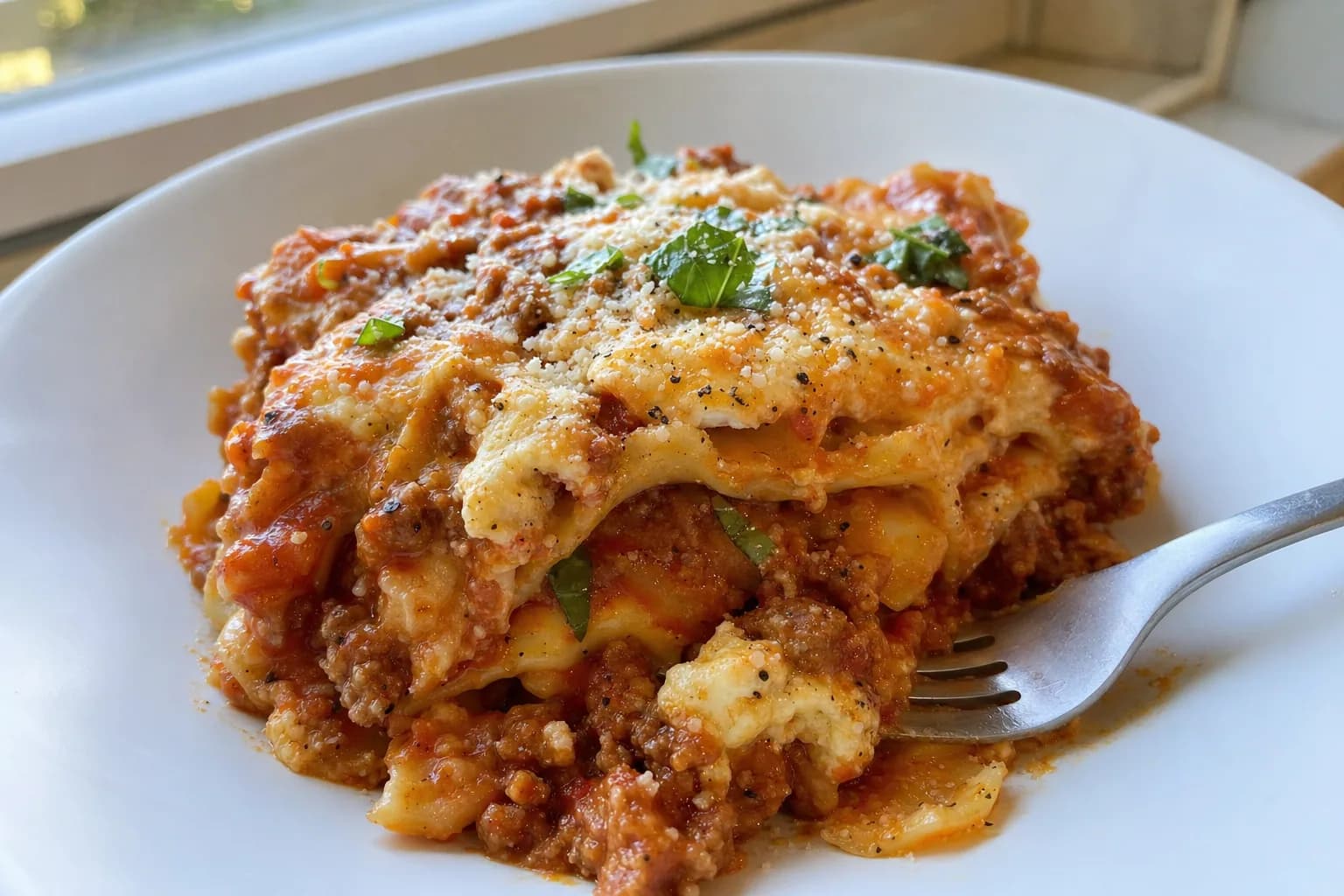 Classic Meat Lasagna: baked pasta — Dinner recipe | Afoodrink
