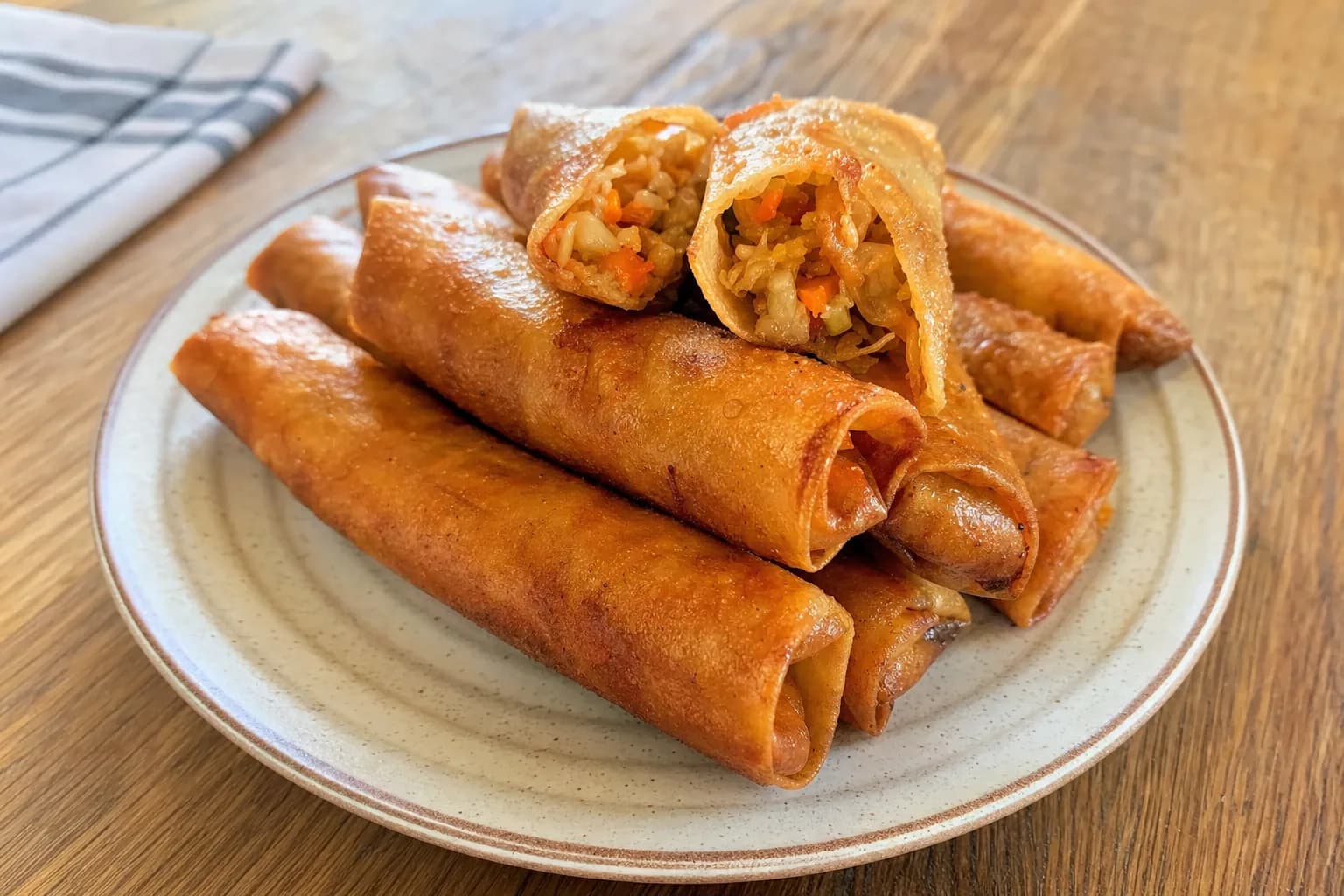 Lumpia: lumpiang Shanghai with pork — Snacks recipe | Afoodrink