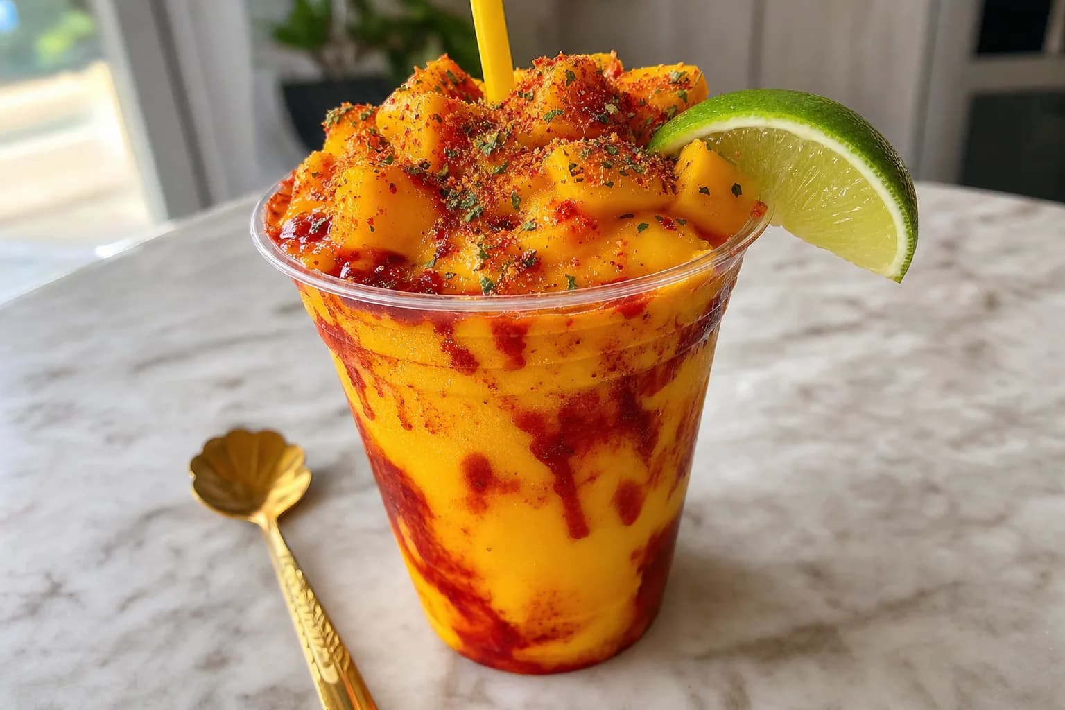 Mangonada: Mexican mango chamoy drink — Drinks recipe | Afoodrink