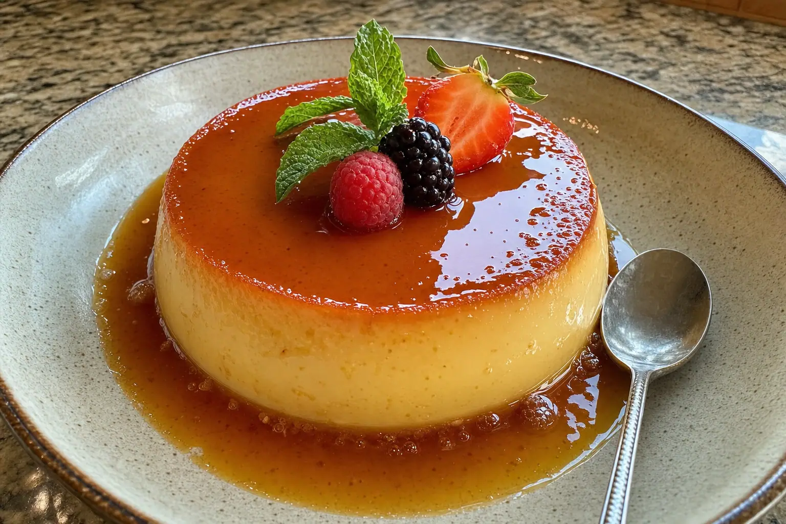 Mexican Flan: easy condensed milk flan — Desserts recipe | Afoodrink