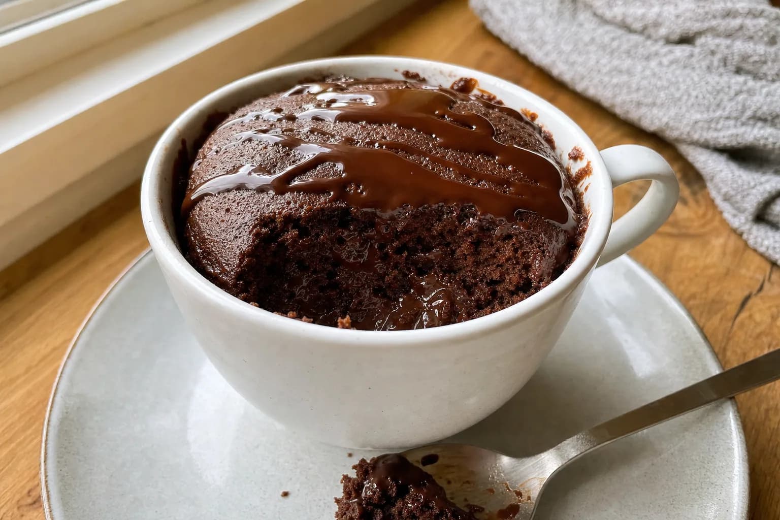 Chocolate Mug Cake: easy microwave mug cake — Desserts recipe | Afoodrink