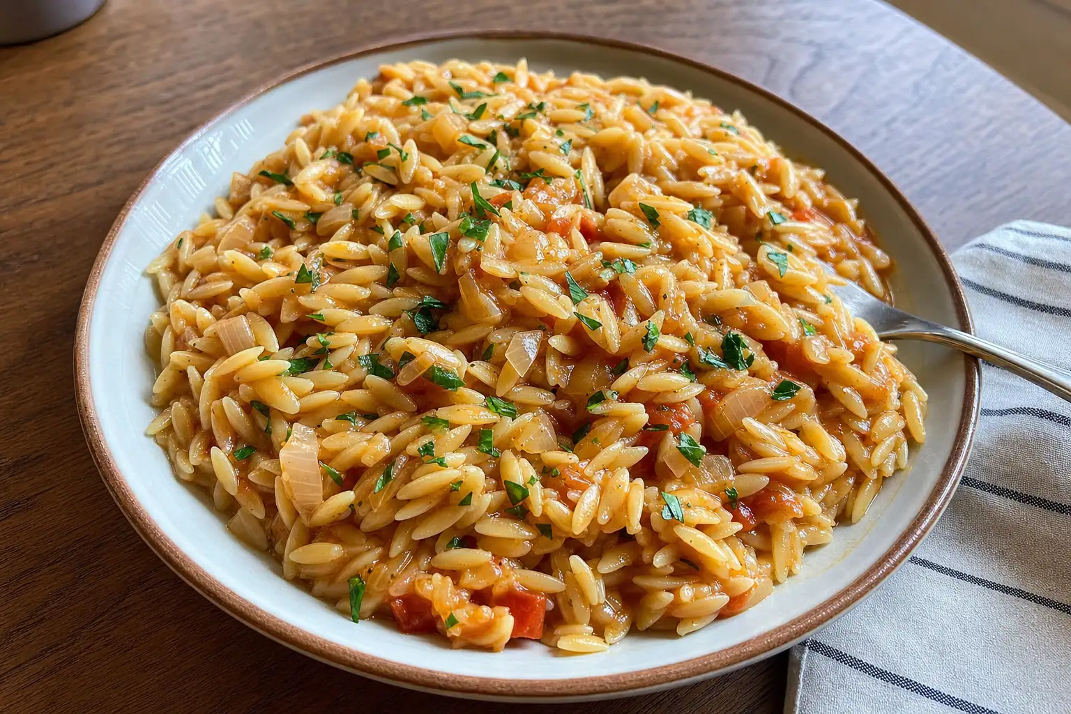 Creamy Lemon Parmesan Orzo: easy orzo side dish — Salads & sides recipe | Afoodrink