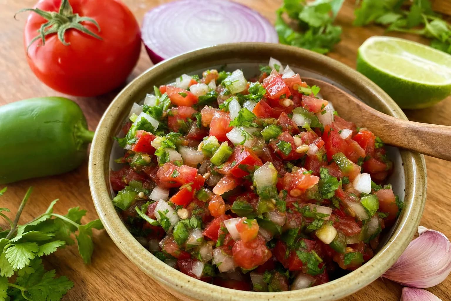 Picante (Fresh Chile Salsa): homemade Mexican picante sauce — Appetizers recipe | Afoodrink