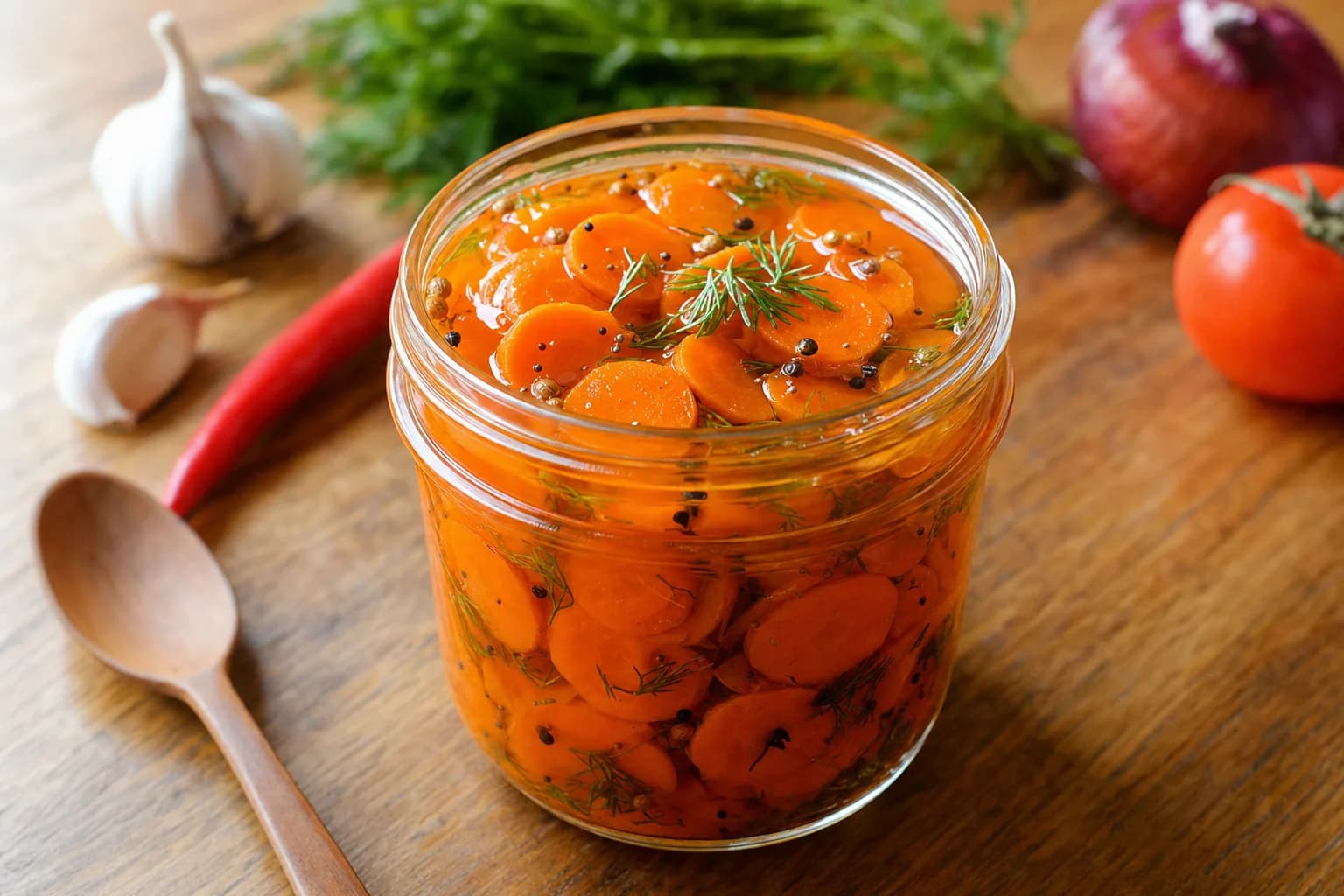 Quick Refrigerator Pickled Carrots: pickled carrot sticks — Side Dishes recipe | Afoodrink