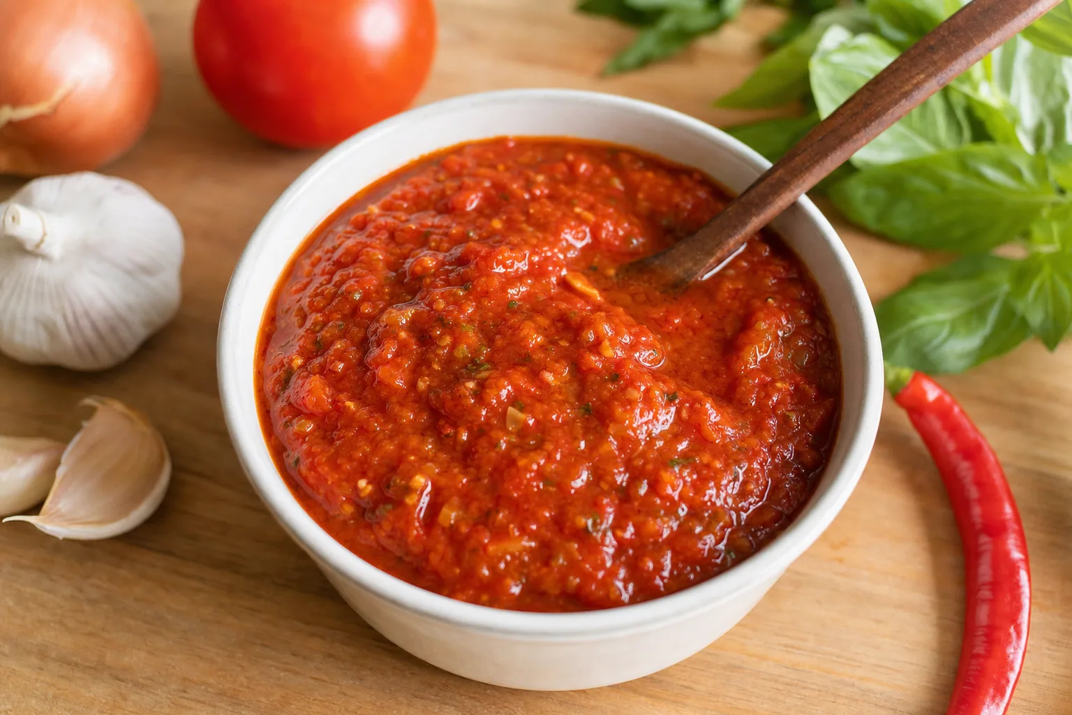 Pizza Sauce: homemade pizza sauce with canned tomatoes — Dinner recipe | Afoodrink