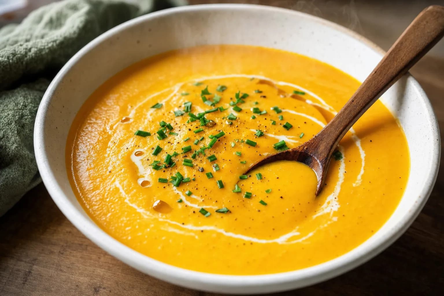 Pumpkin and Leek Soup: creamy pumpkin leek soup — Soup Recipes recipe | Afoodrink