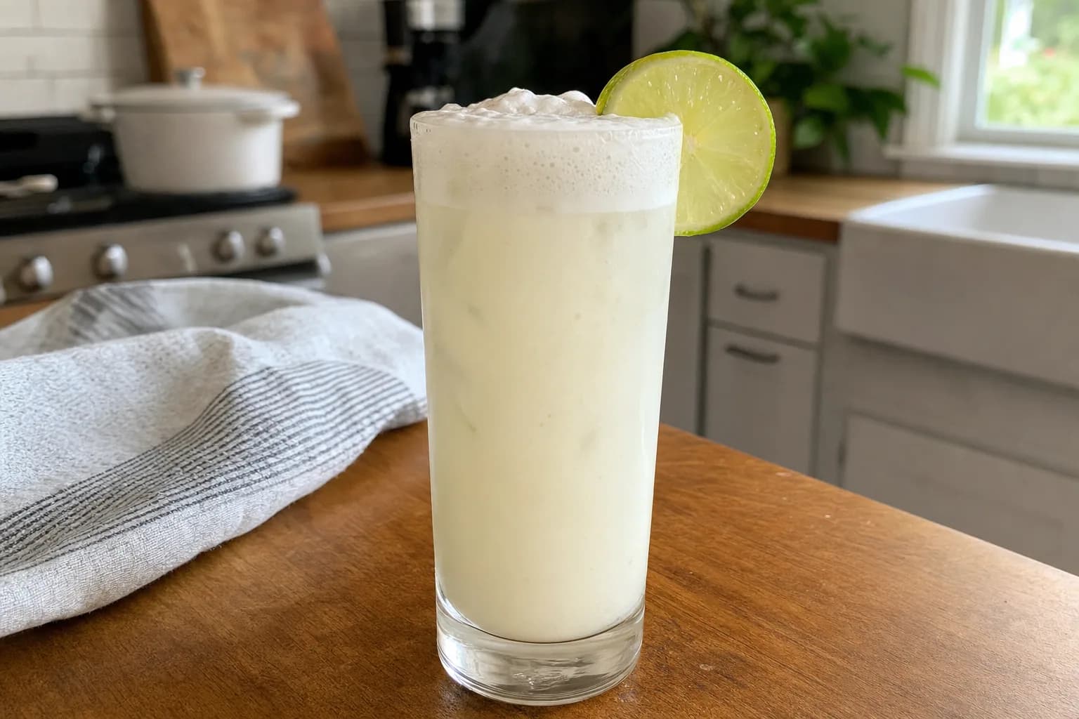 Ramos Gin Fizz: New Orleans gin fizz cocktail — Drinks recipe | Afoodrink