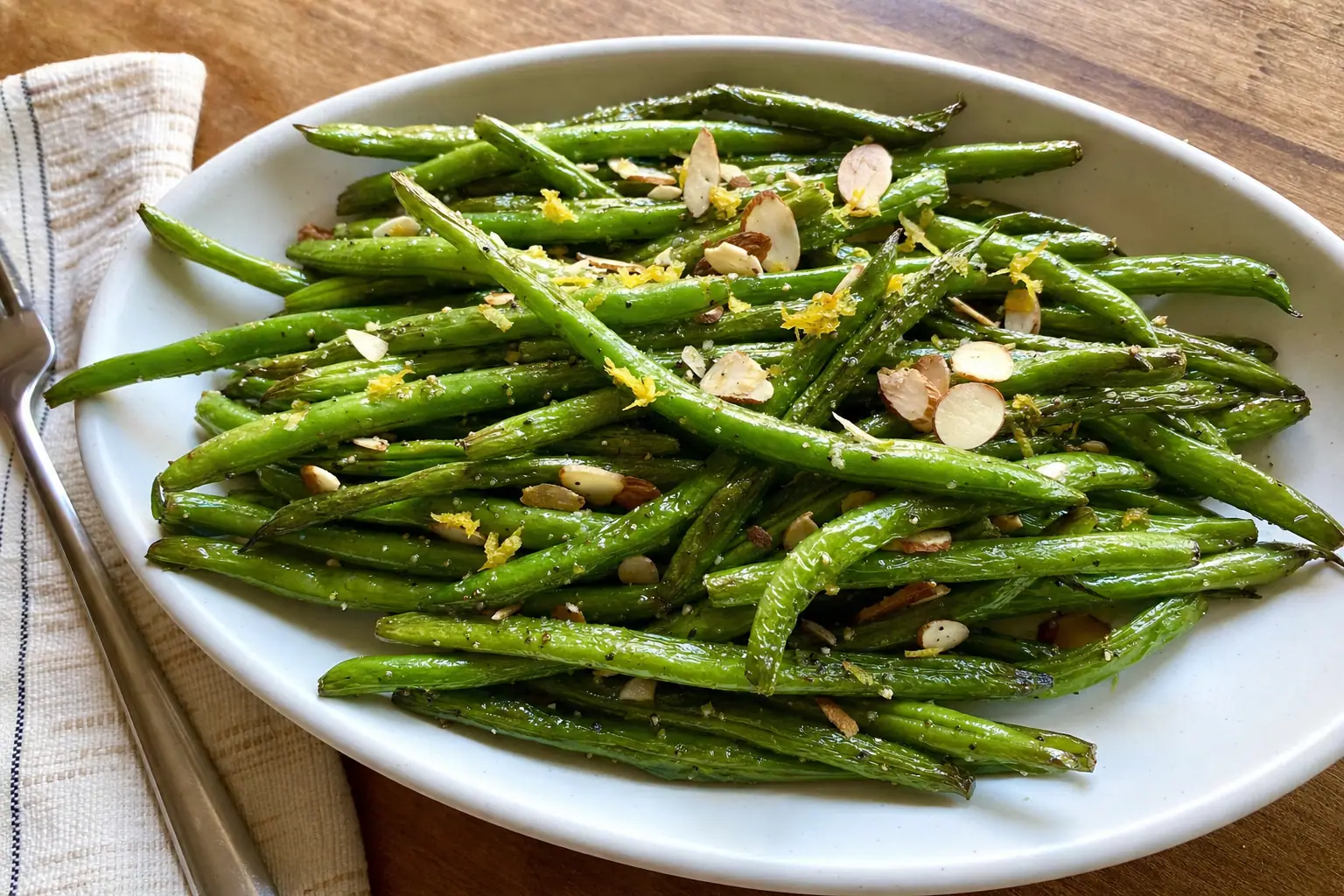 Roasted Green Beans: easy roasted green beans with garlic — Salads & sides recipe | Afoodrink