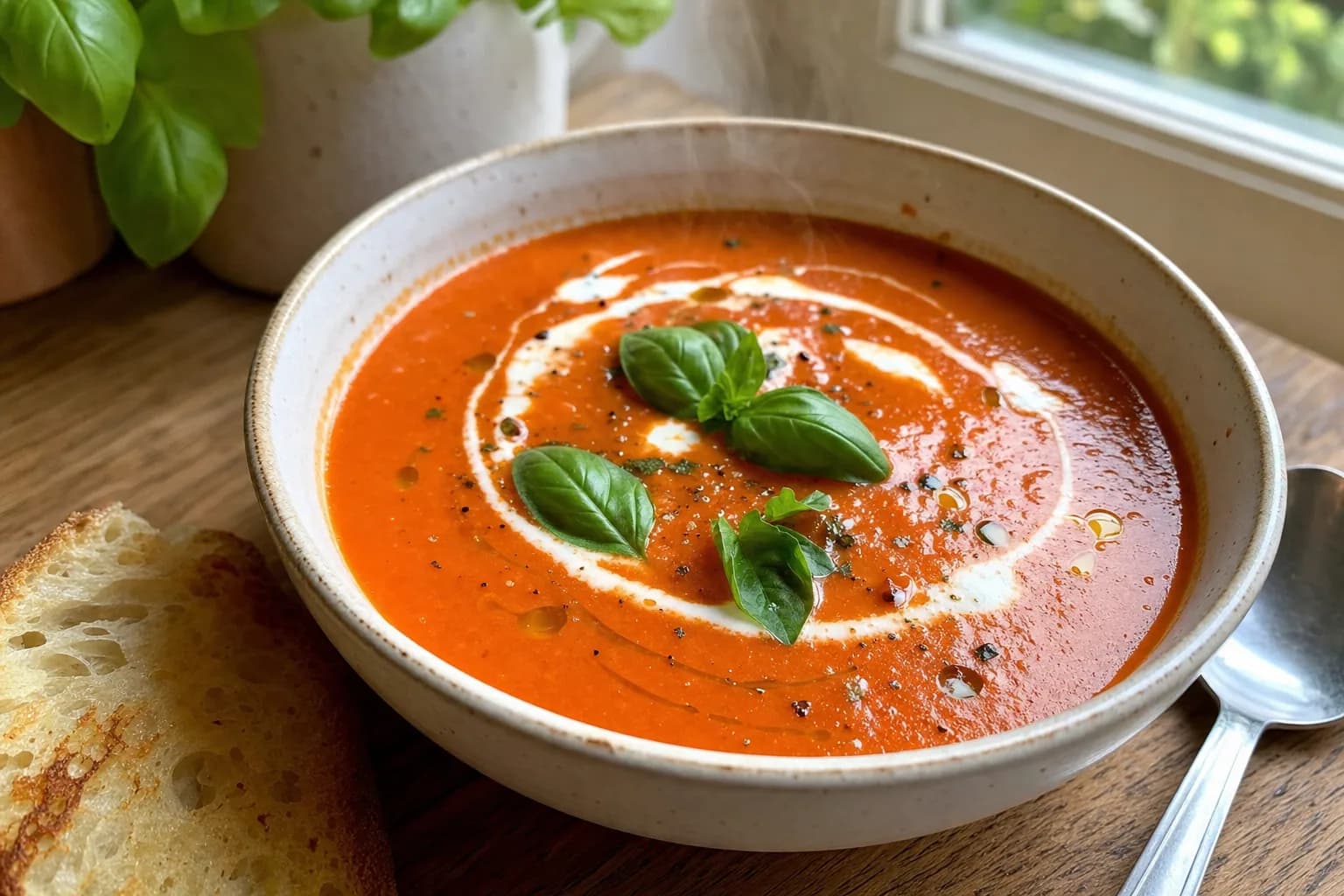 Roasted Tomato Soup: easy roasted tomato soup from fresh tomatoes — Soup Recipes recipe | Afoodrink