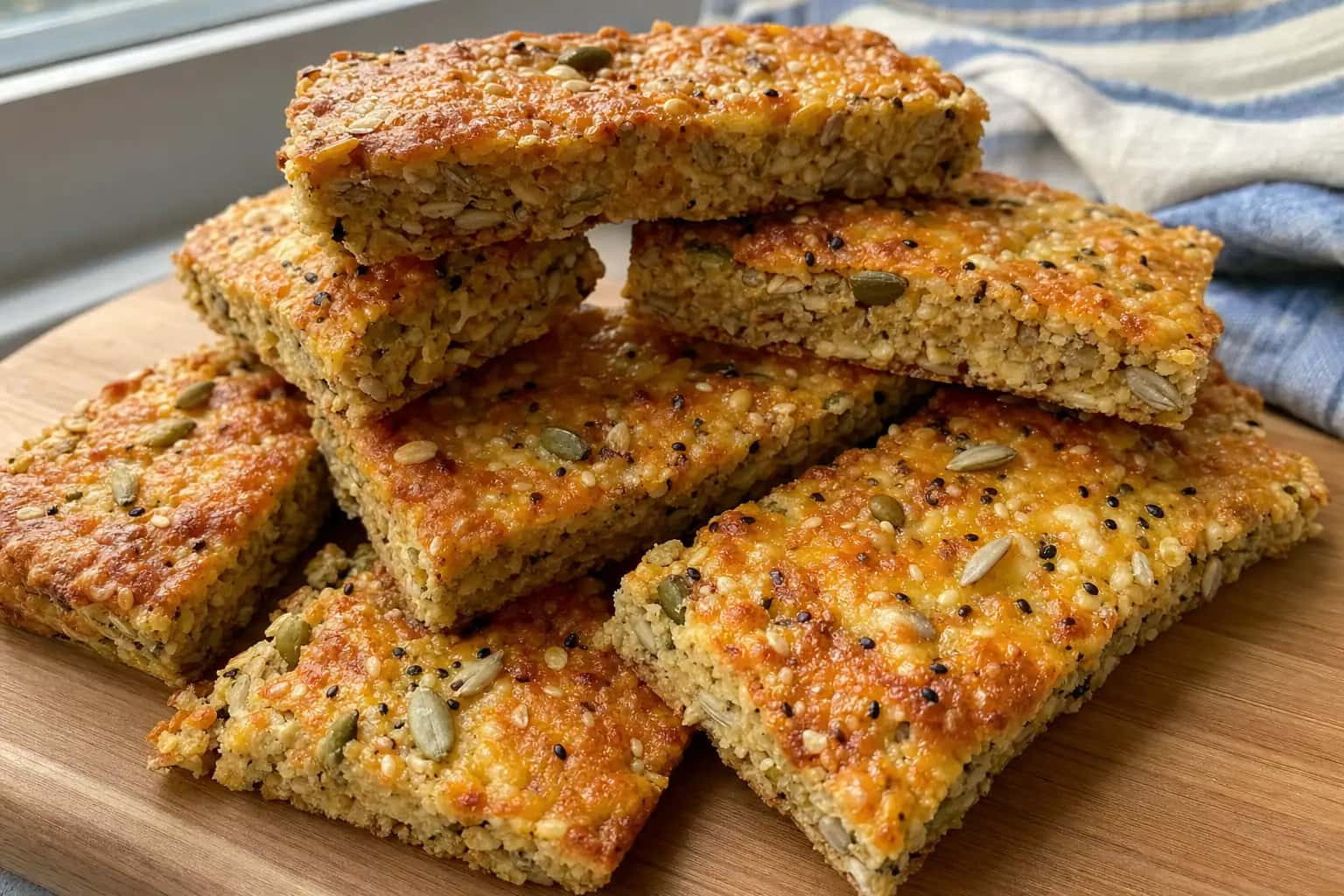 Savory Power Bars: savory protein bars with oats and seeds — High Protein recipe | Afoodrink