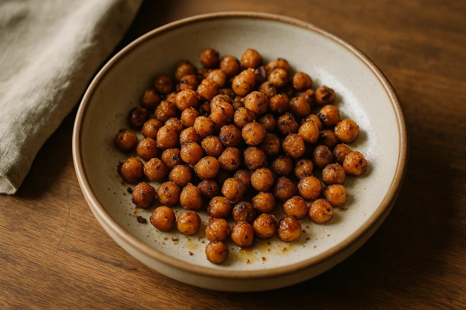 Savory Roasted Chickpeas: how to roast chickpeas — Snacks recipe | Afoodrink