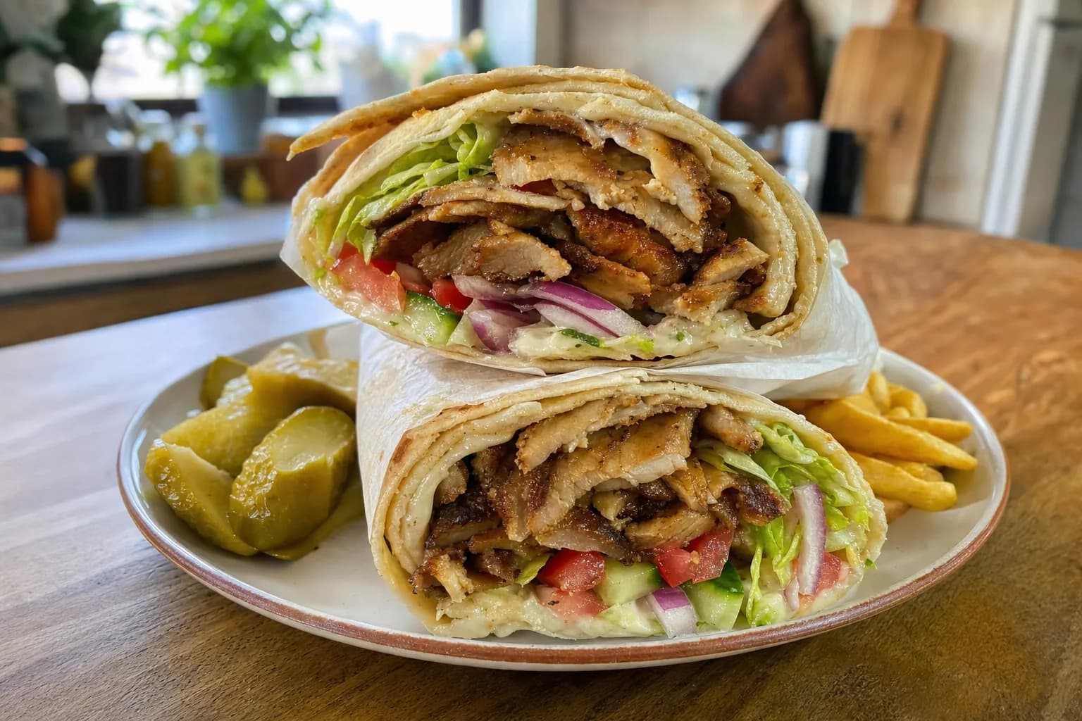 Chicken Shawarma Wraps: dinner — Sandwiches recipe | Afoodrink