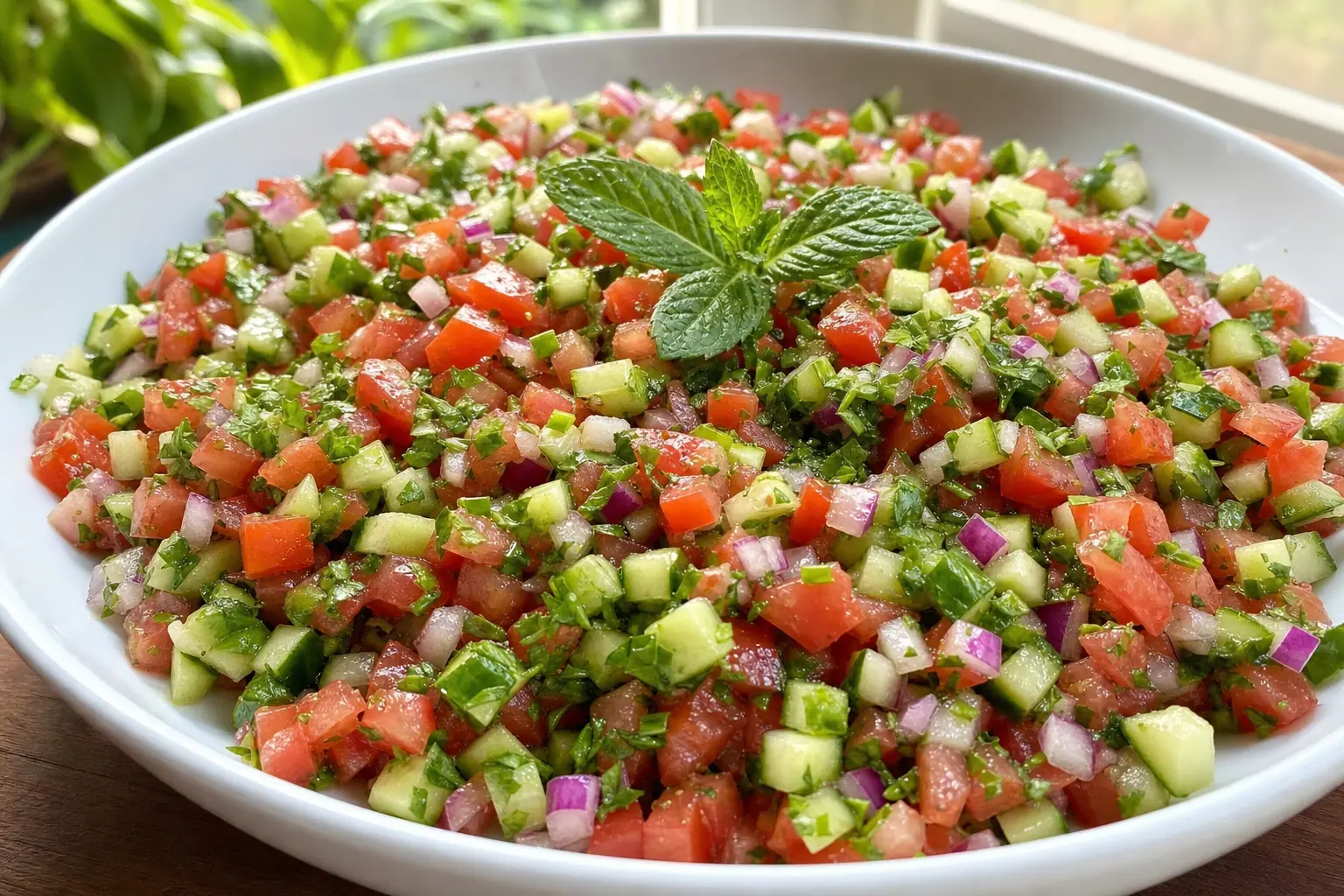 Shirazi Salad: Salads & sides — Salads recipe | Afoodrink