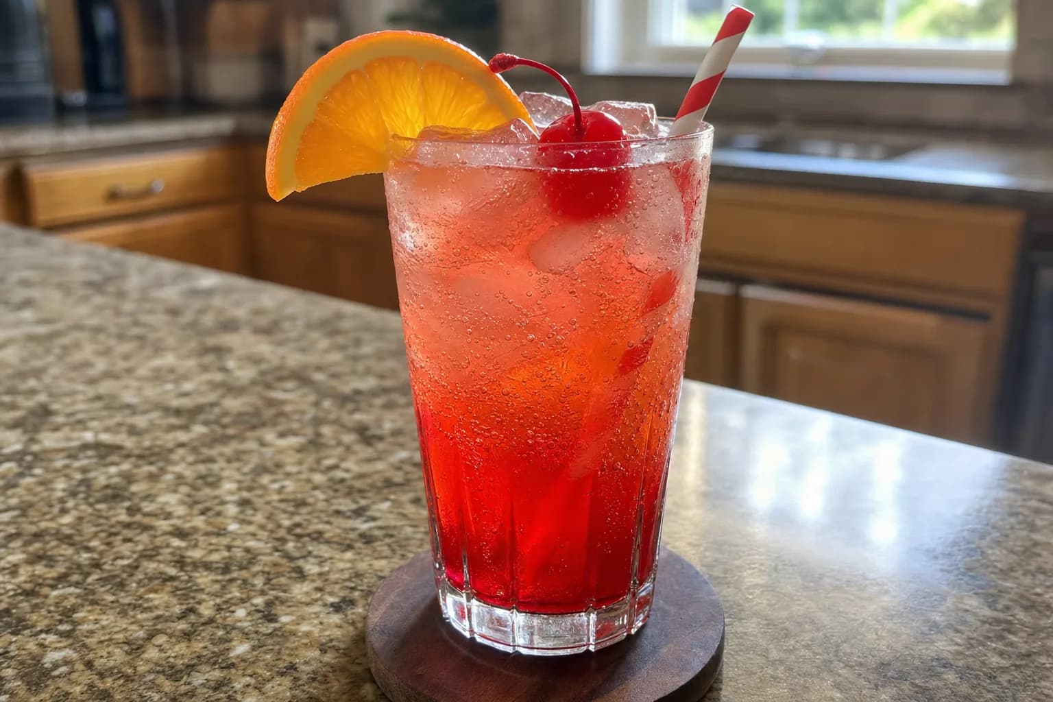 Classic Shirley Temple: nonalcoholic Shirley Temple drink — Drinks recipe | Afoodrink