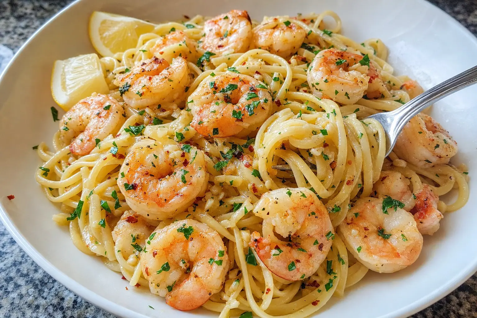 Shrimp Scampi Pasta: easy shrimp scampi pasta with linguine — Dinner recipe | Afoodrink